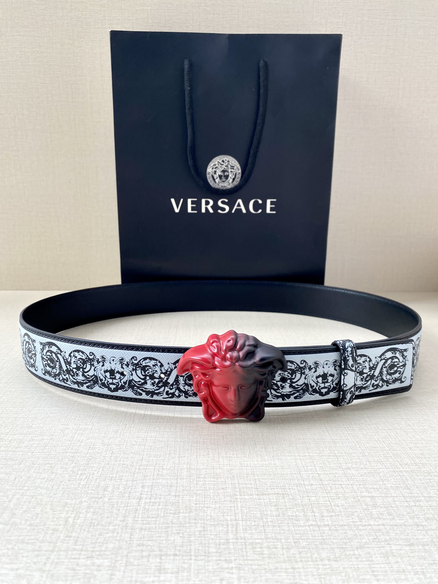 Versace Basic Belt Cow Leather S-m-l