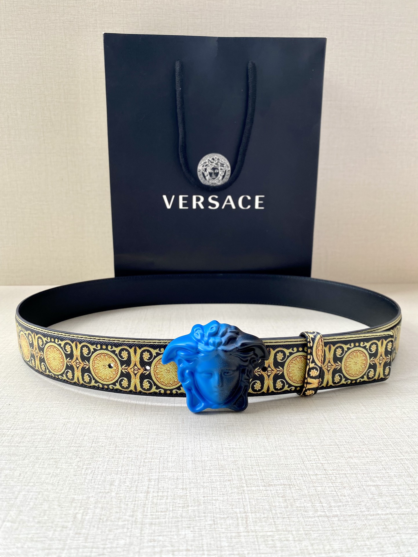 Versace Basic Belt Cow Leather S-m-l