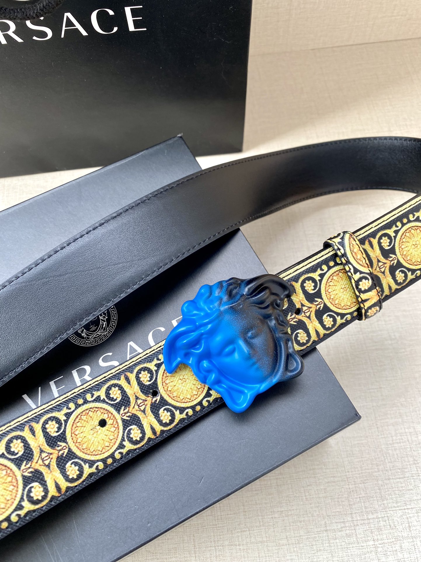 Versace Basic Belt Cow Leather S-m-l