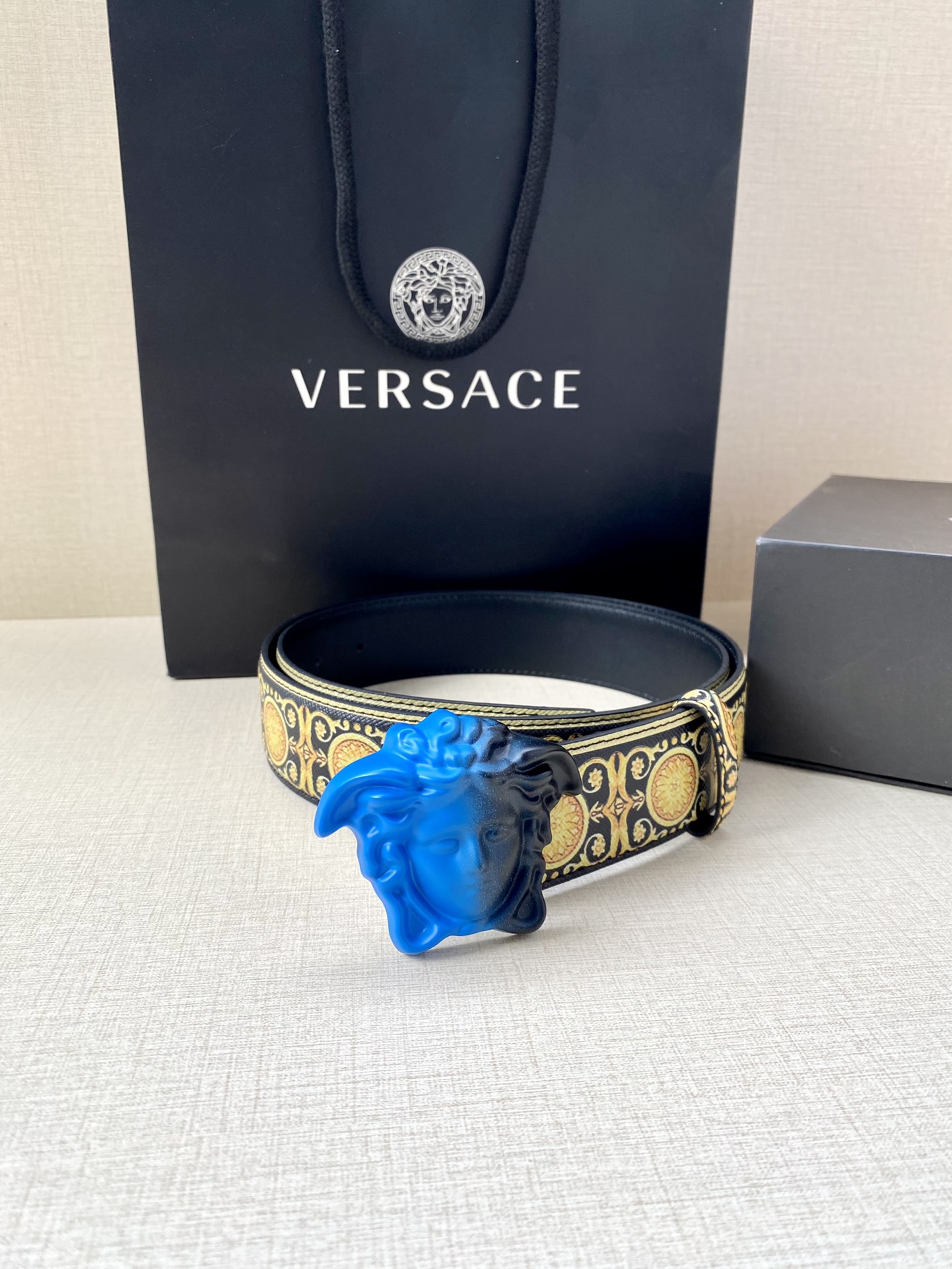 Versace Basic Belt Cow Leather S-m-l