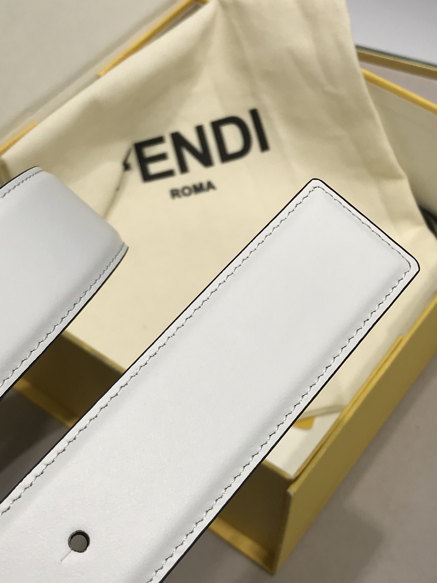 Fendi Leather Belt 35mm