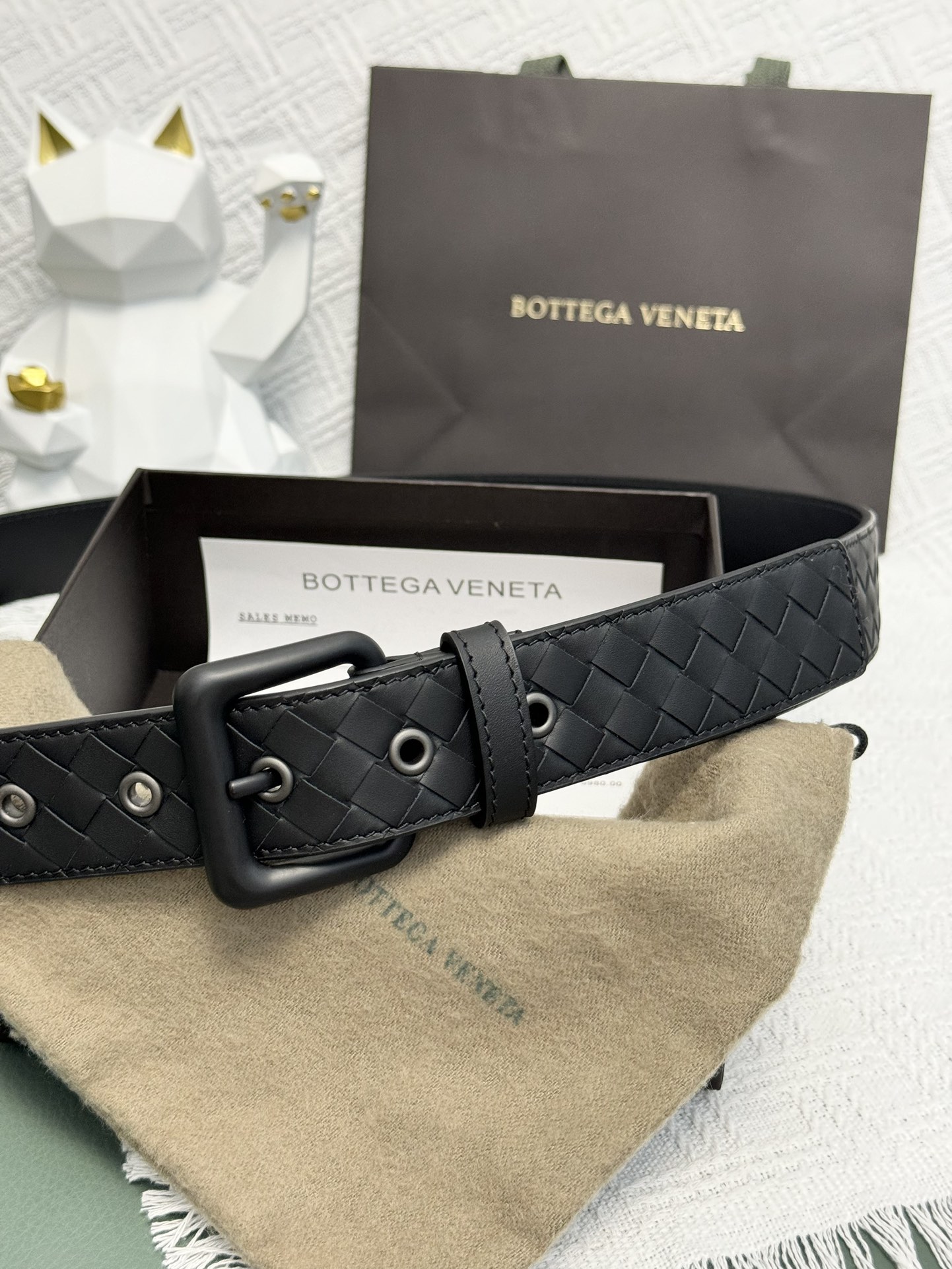Bottega Veneta Basic Belt Cow Leather M