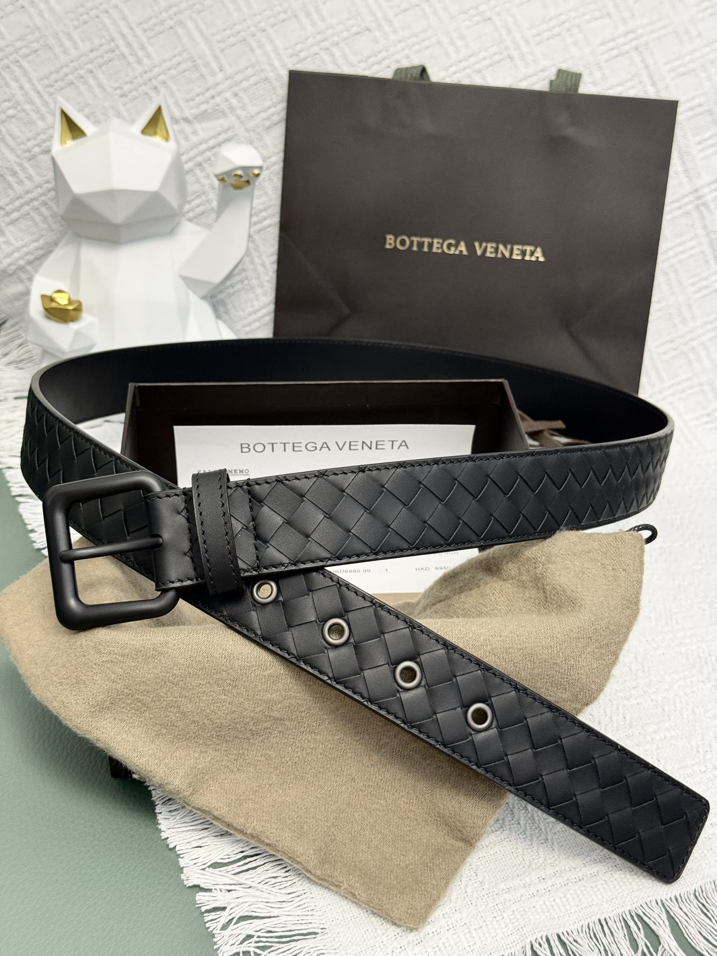 Bottega Veneta Basic Belt Cow Leather M