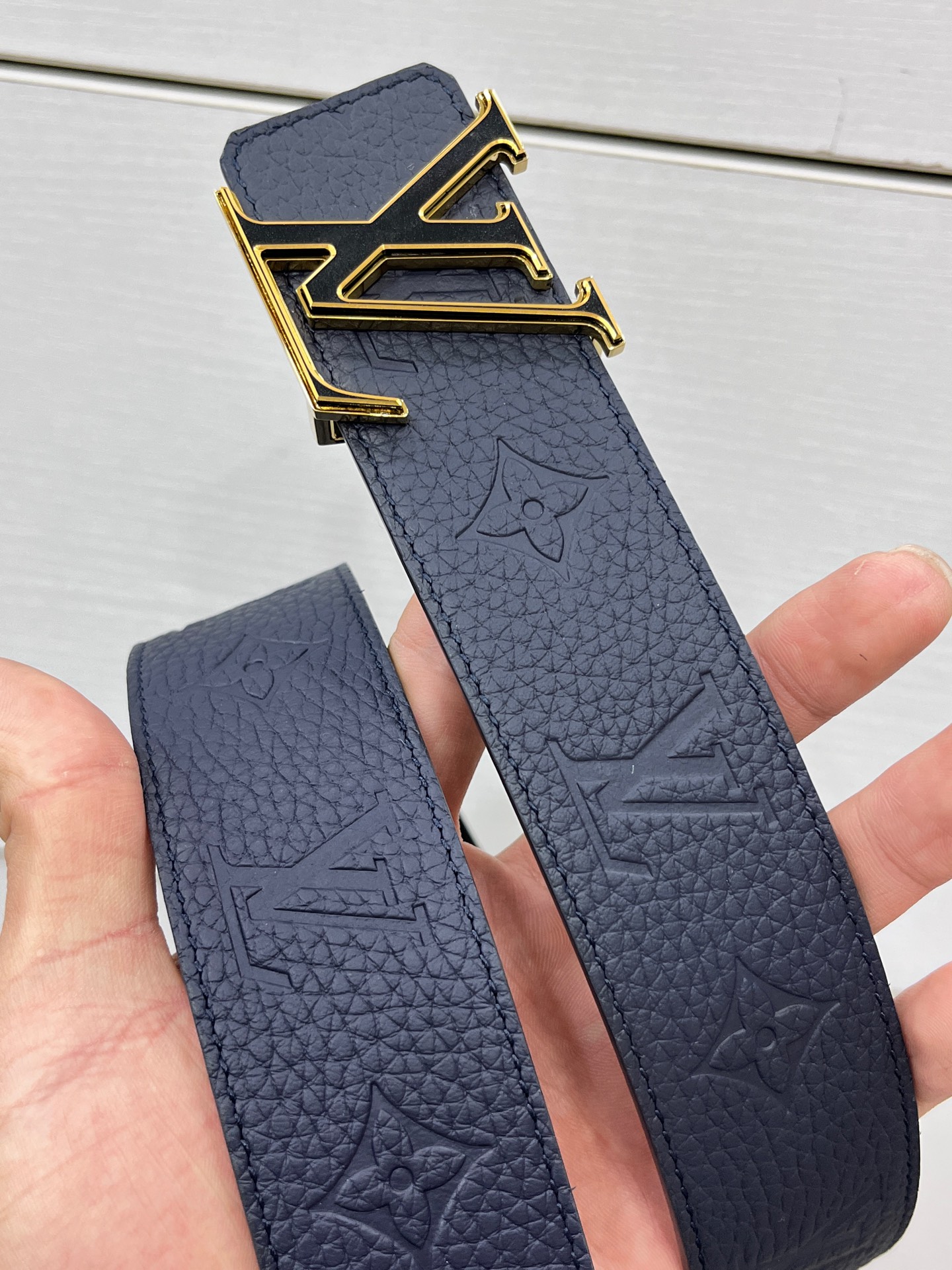 Louis Vuitton Basic Belt Silver 40mm-s-m-l