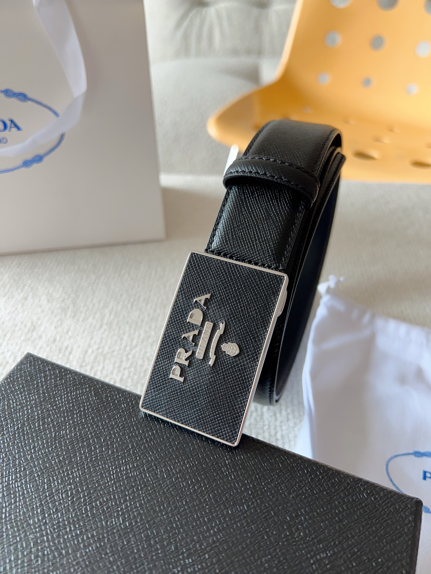 Prada Leather Belt 35mm