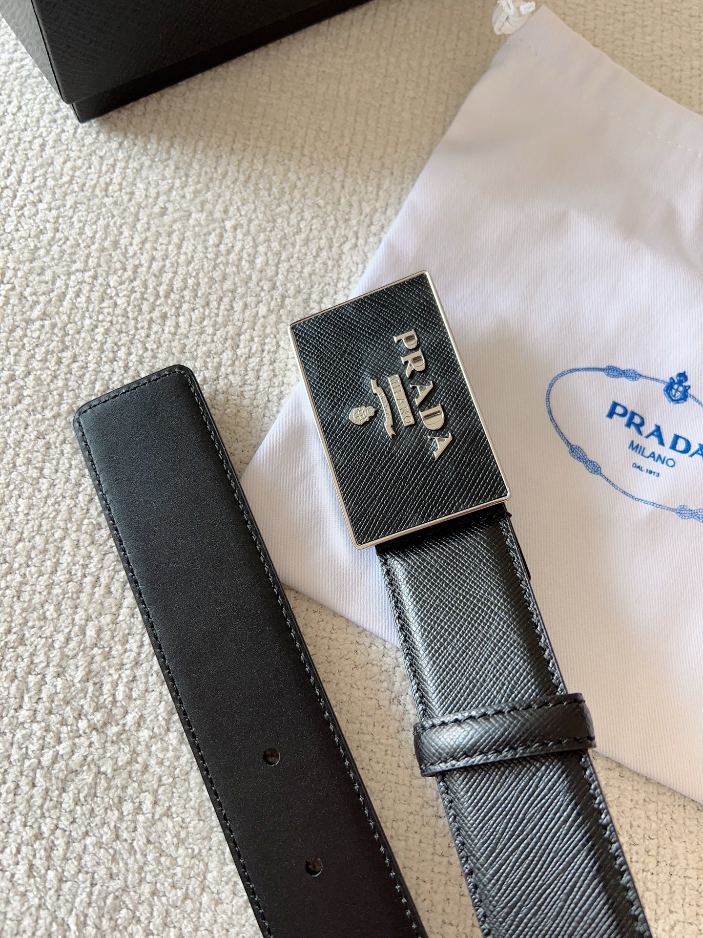 Prada Leather Belt 35mm
