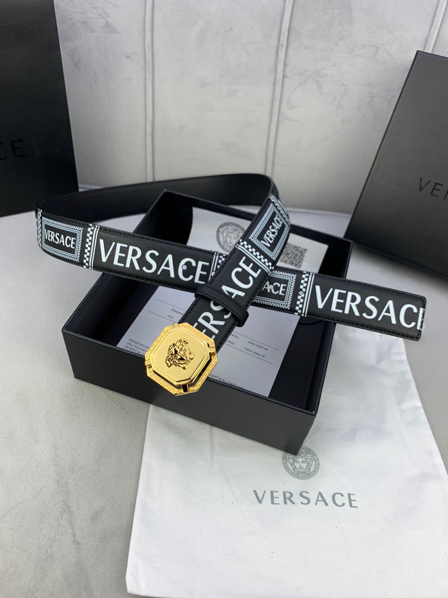 Versace Basic Belt S-m