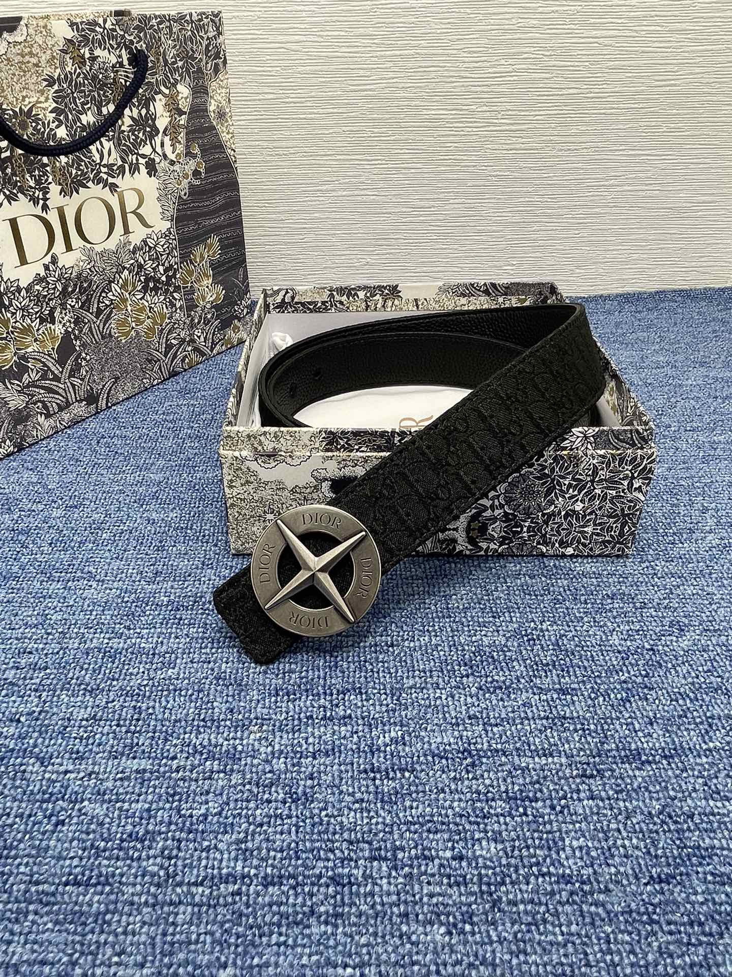 Dior Male Pin Buckle Belt Black Adjustable M