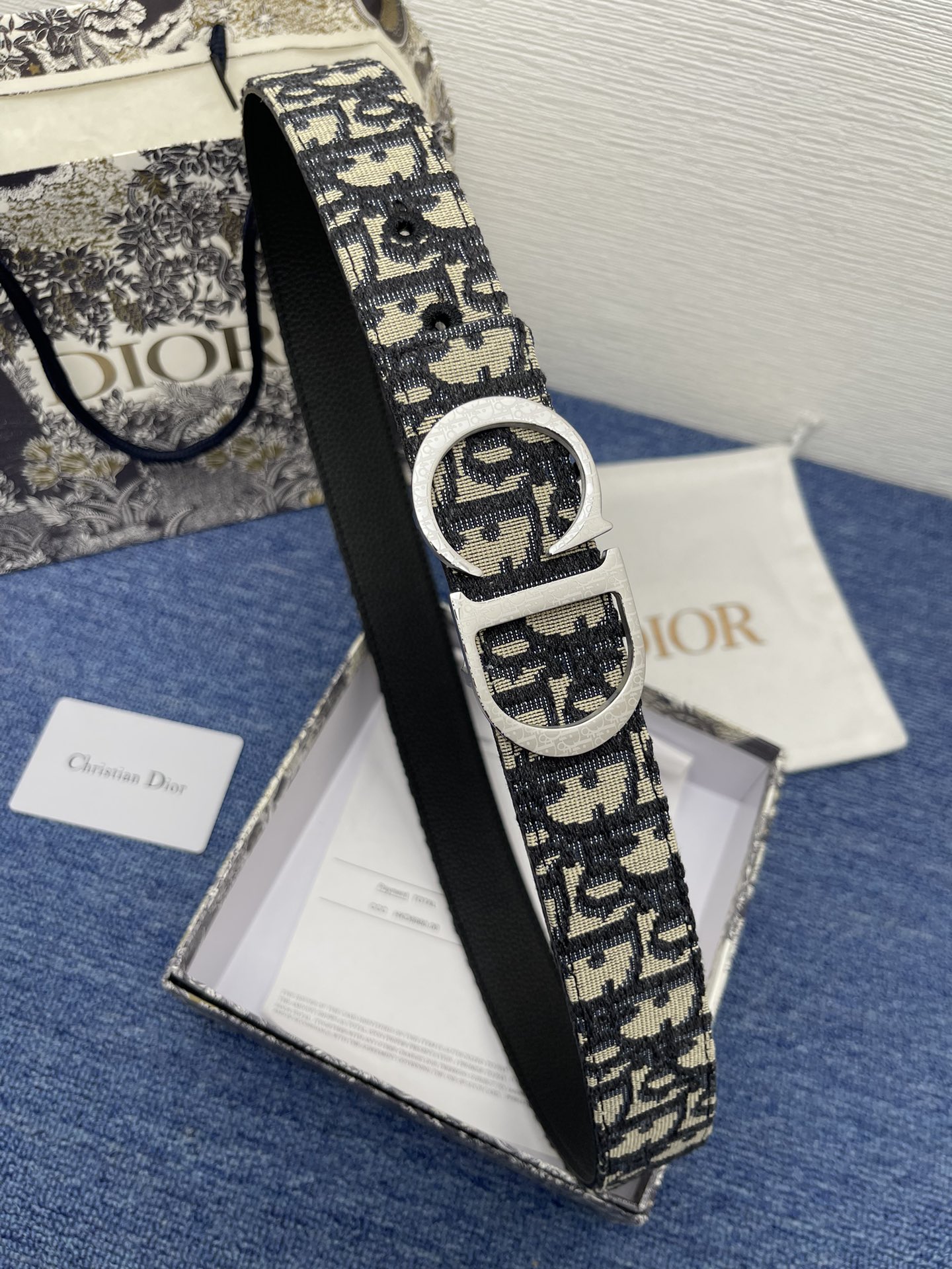 Dior Male Pin Buckle Belt Black Adjustable M