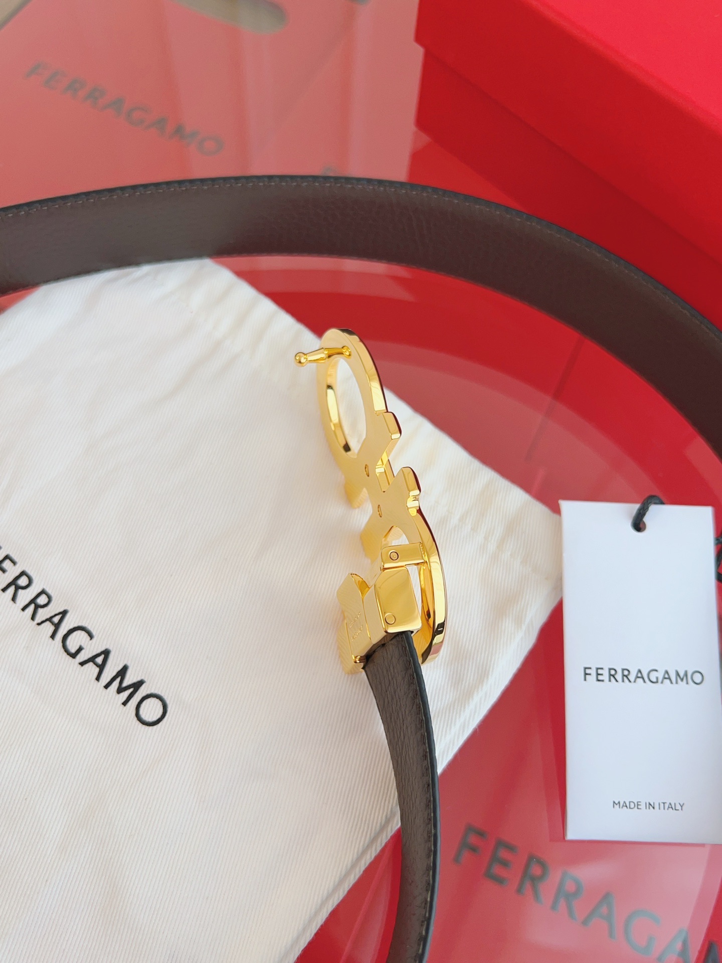 Salvatore Ferragamo Male Leather Belt