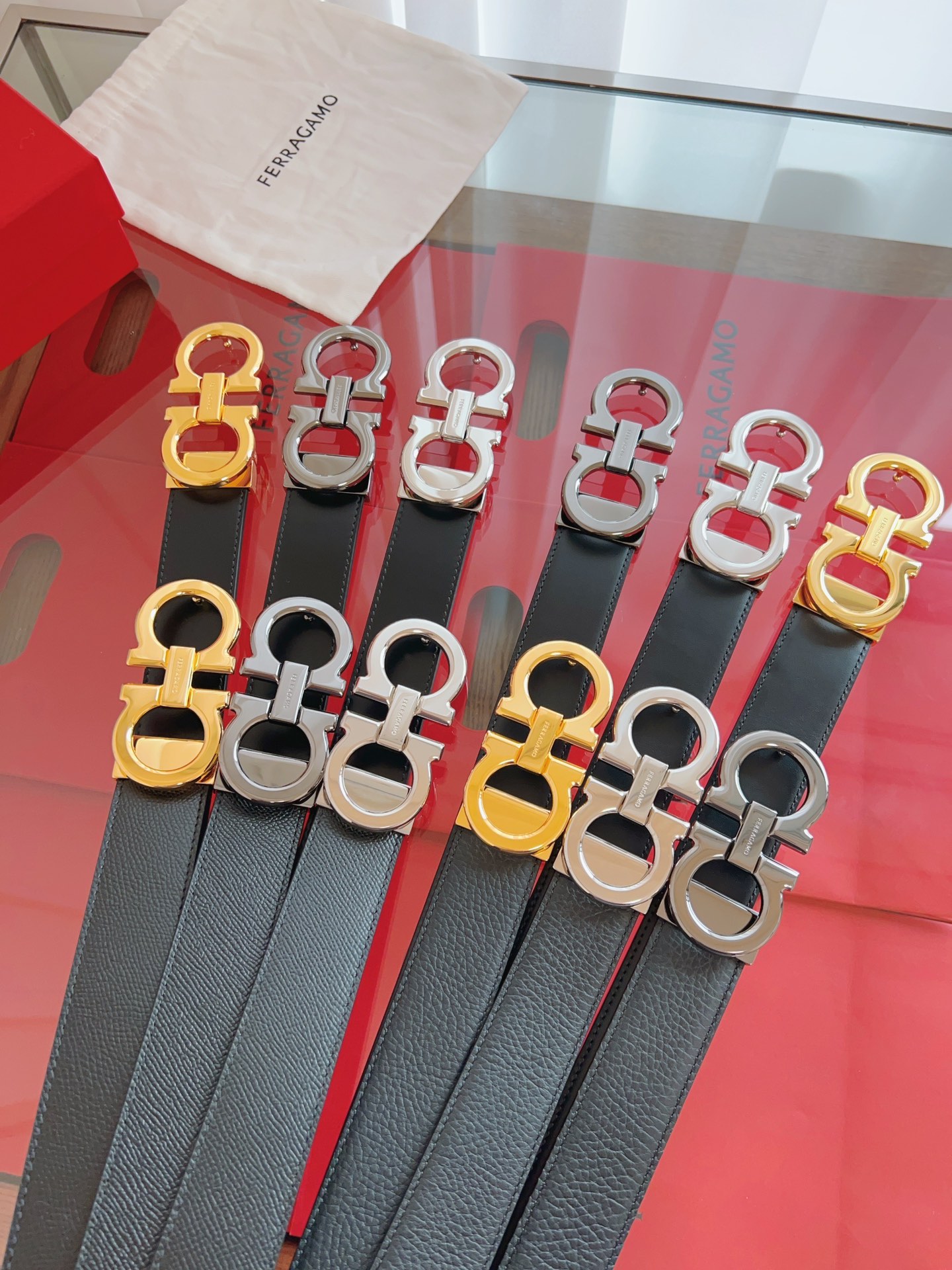 Salvatore Ferragamo Male Leather Belt