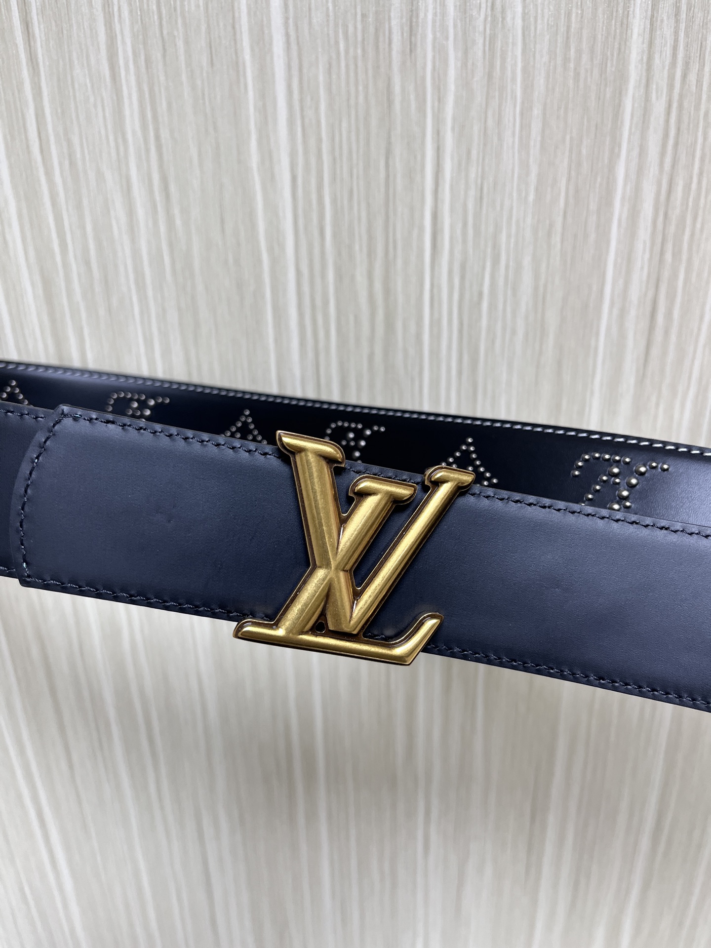 Louis Vuitton Male Basic Belt Cow Leather S-m-l