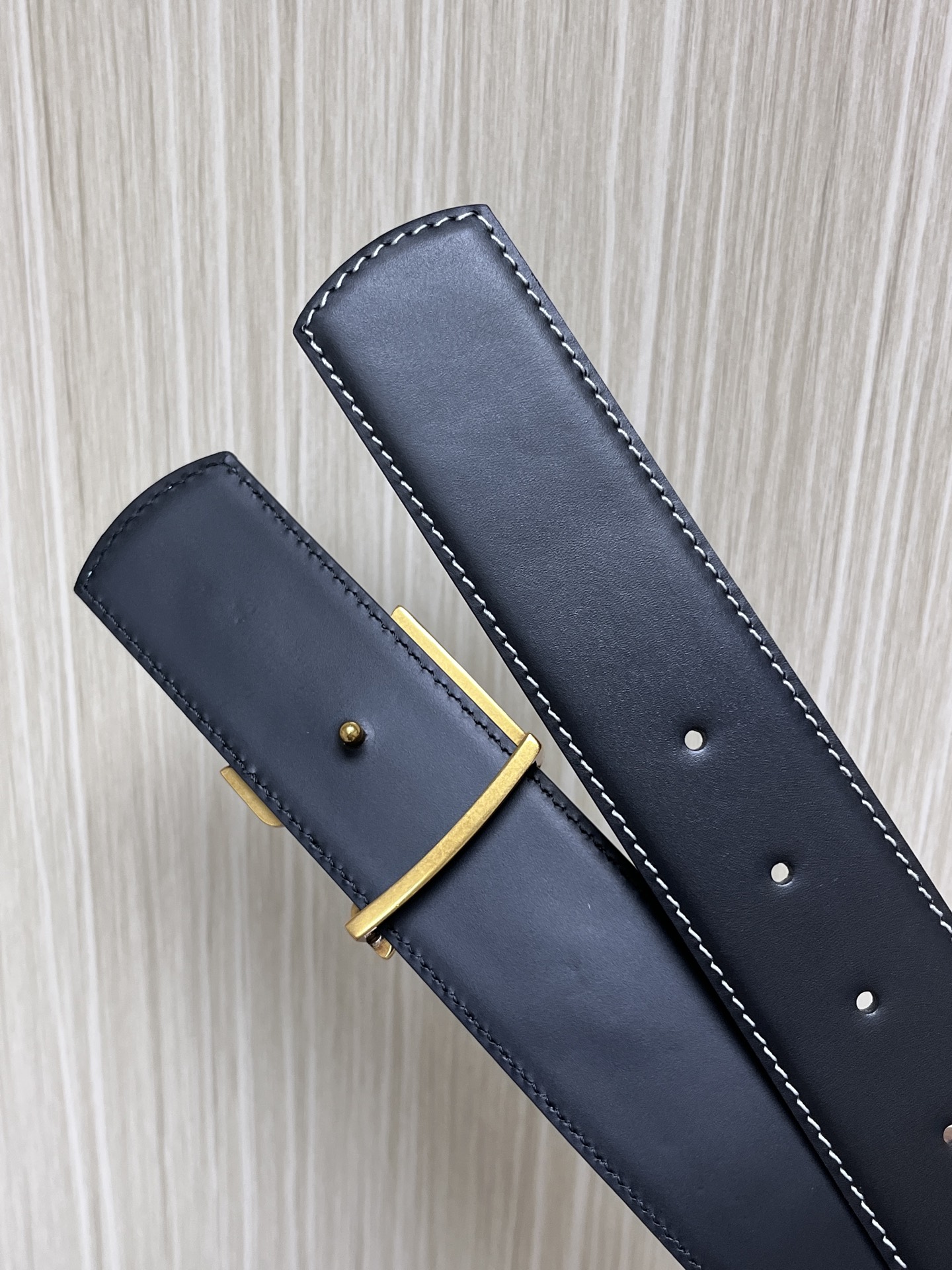 Louis Vuitton Male Basic Belt Cow Leather S-m-l