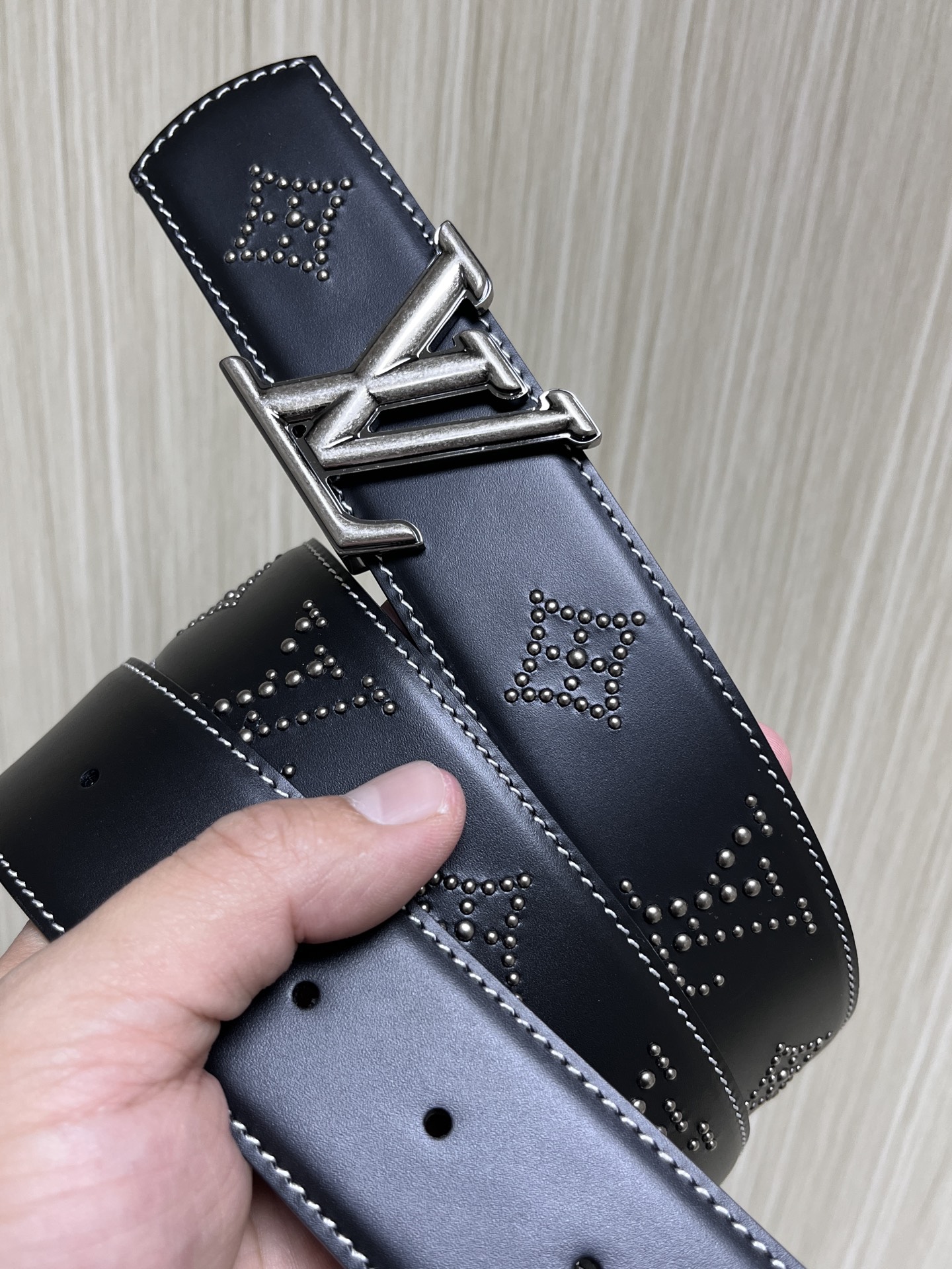Louis Vuitton Male Basic Belt Cow Leather S-m-l