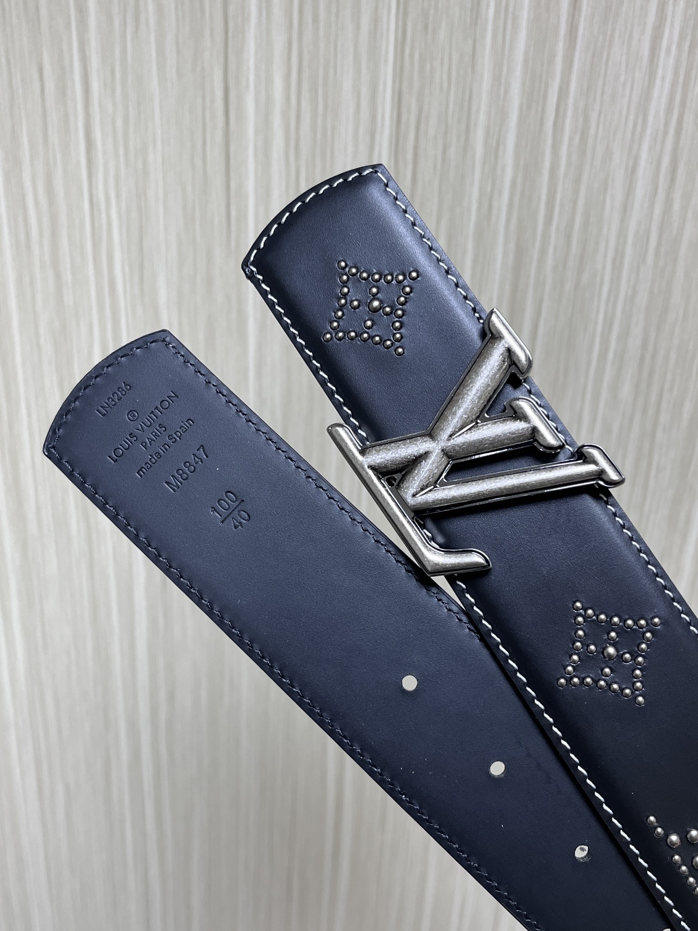 Louis Vuitton Male Basic Belt Cow Leather S-m-l