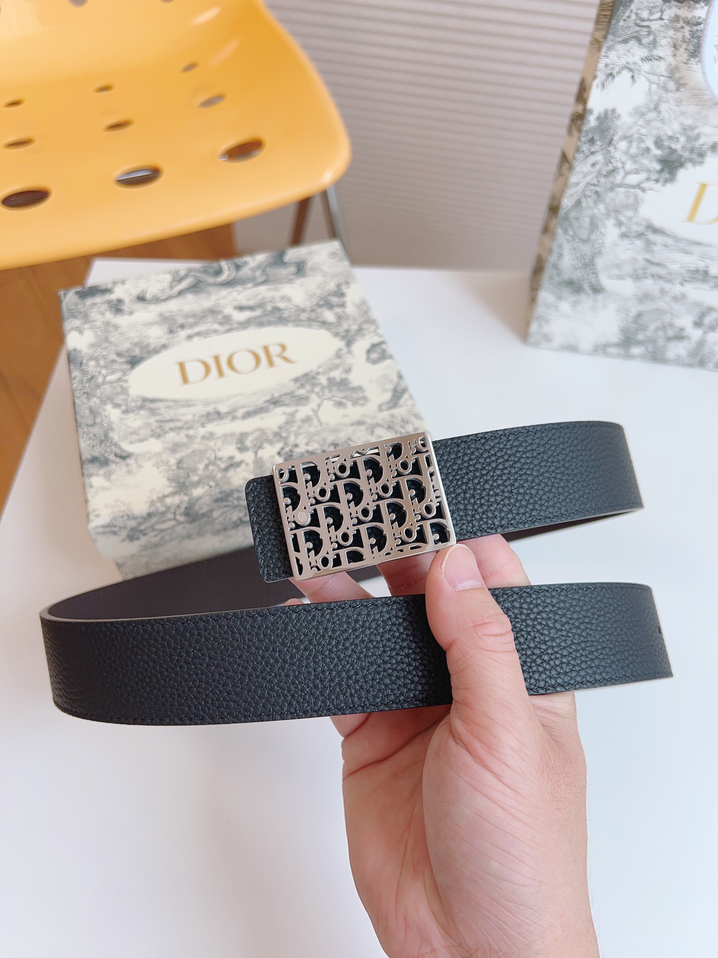 Dior Leather Belt M