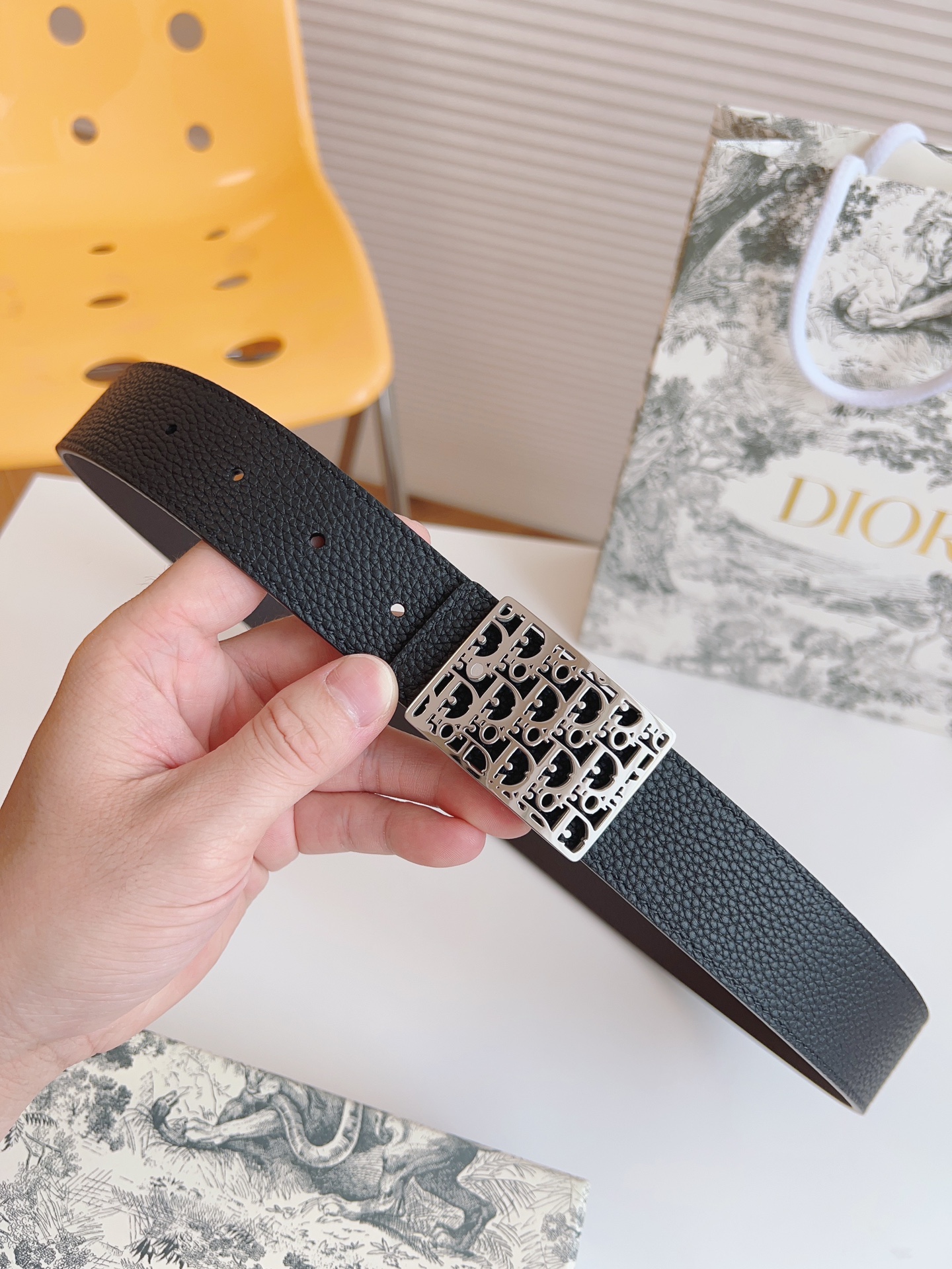 Dior Leather Belt M