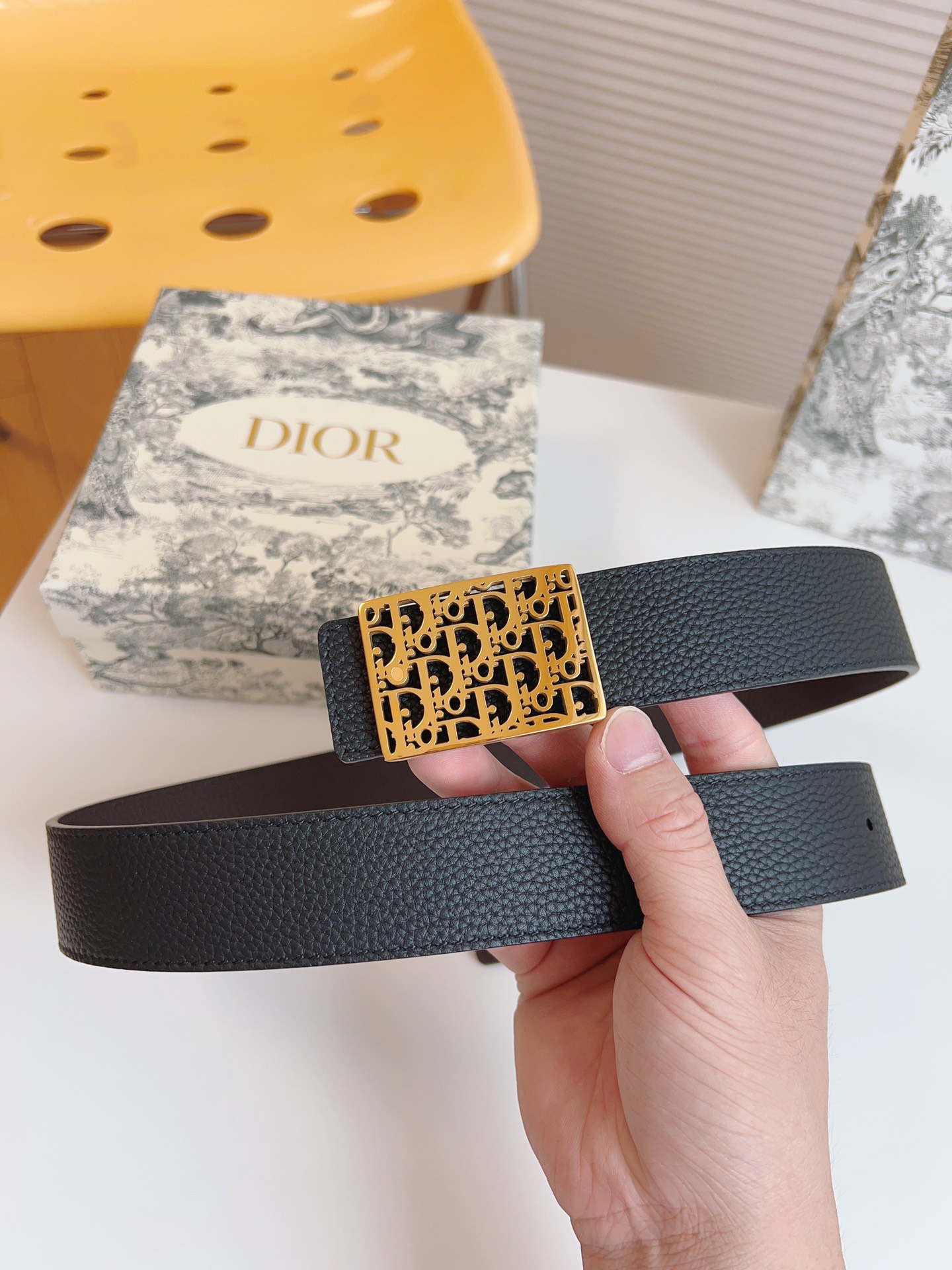 Dior Leather Belt M