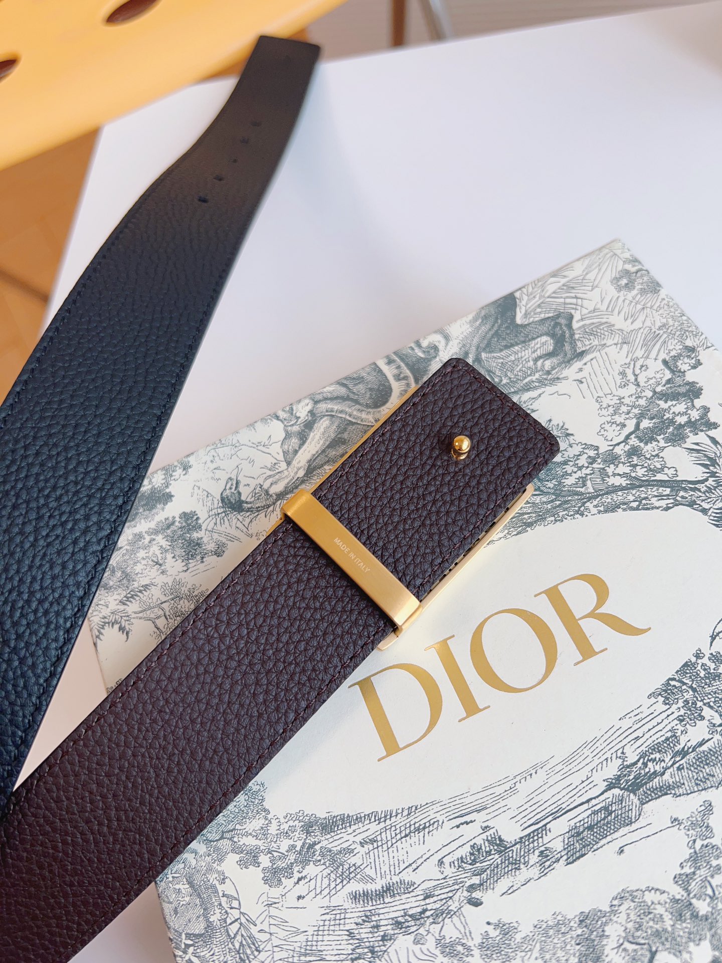 Dior Leather Belt M