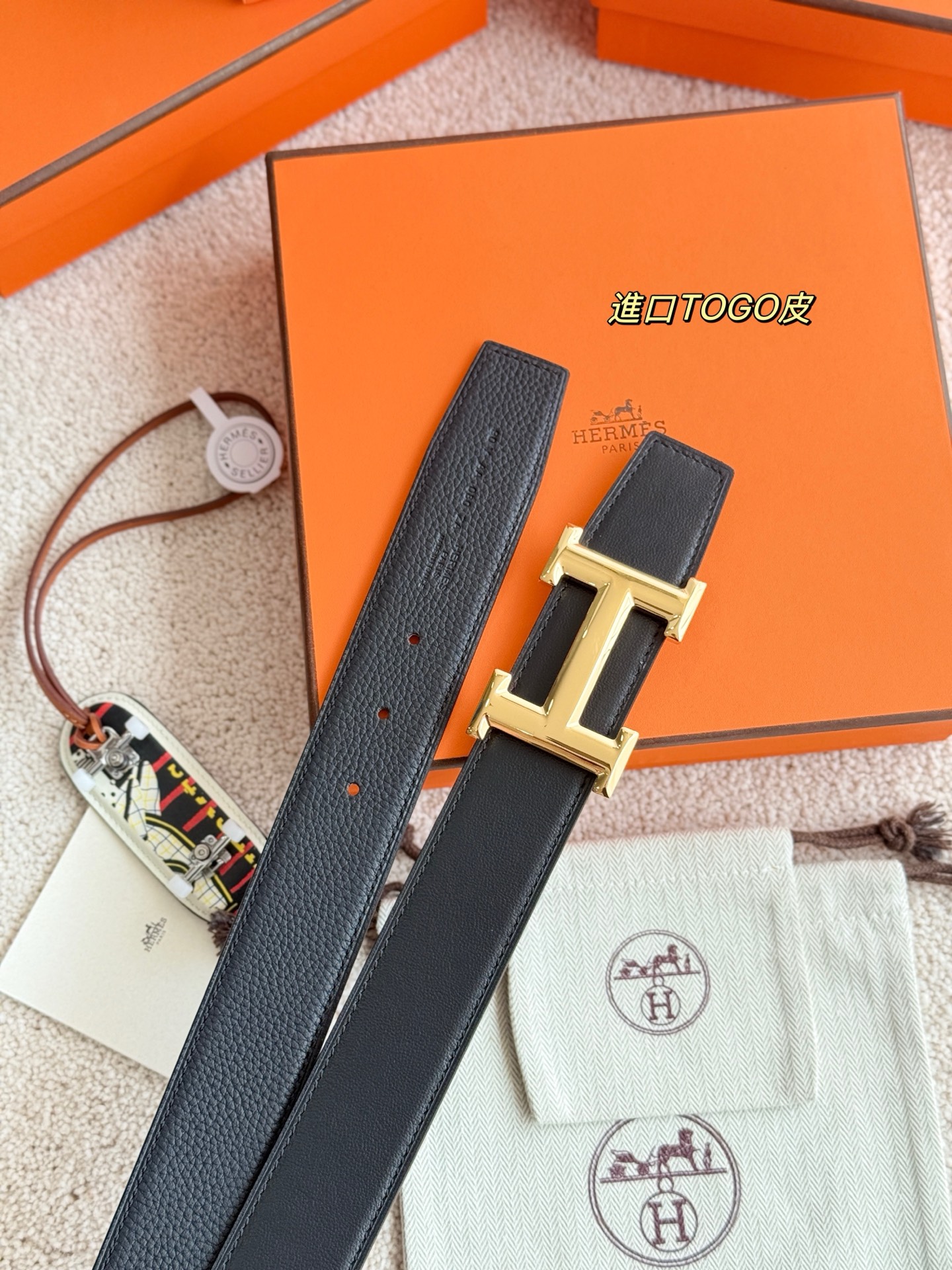 Dior Basic Belt Cow Leather Gold Narrow Width S-m