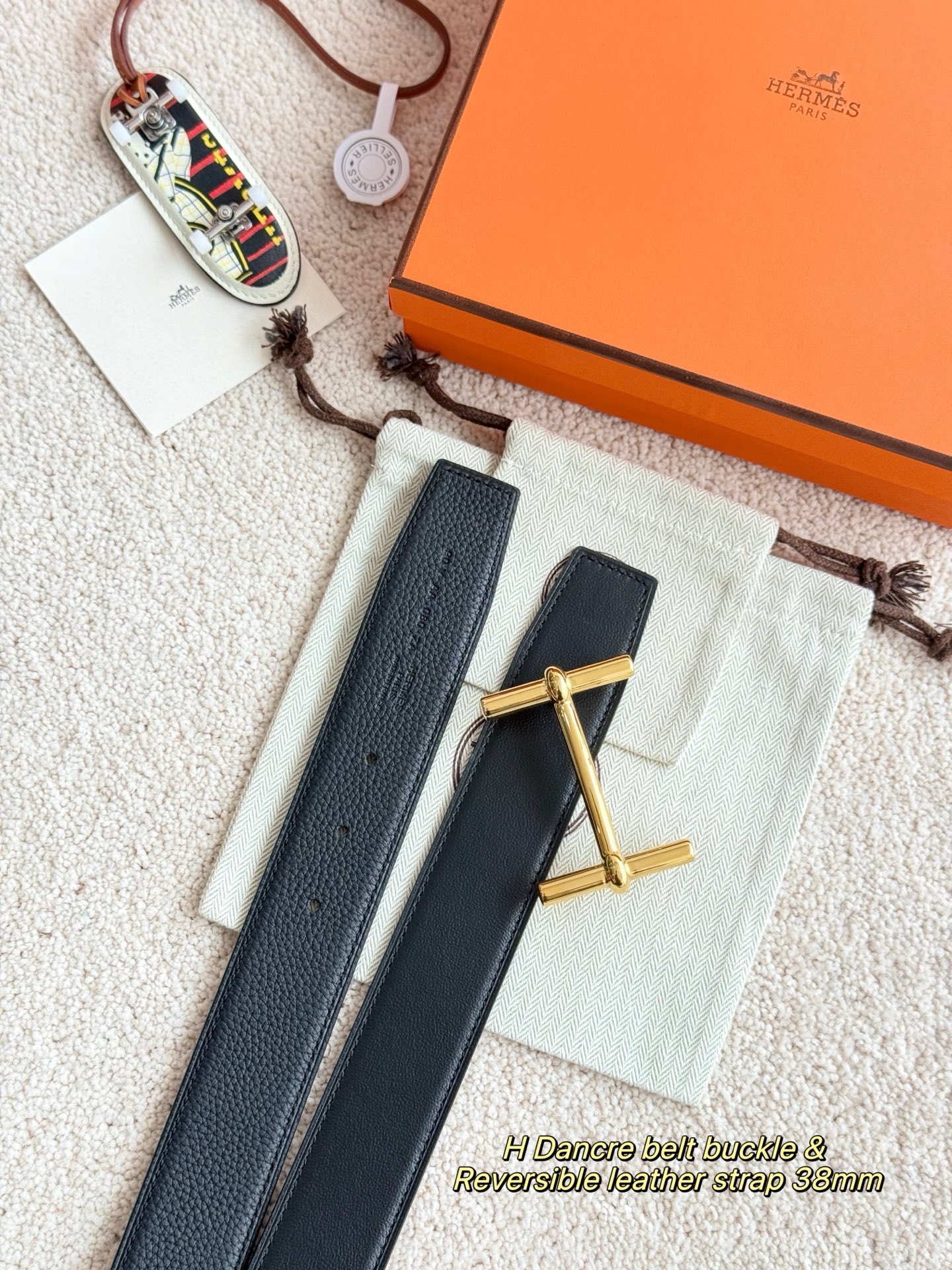 Dior Basic Belt Cow Leather Gold Narrow Width S-m