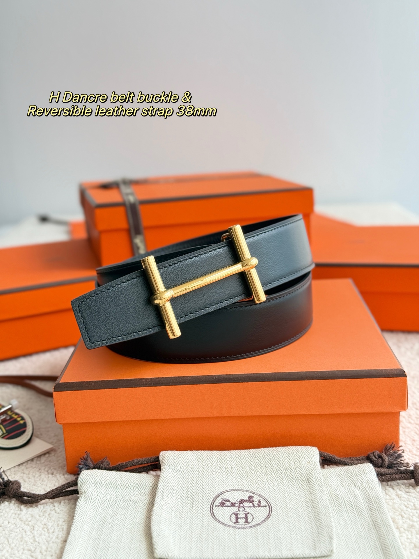 Dior Basic Belt Cow Leather Gold Narrow Width S-m