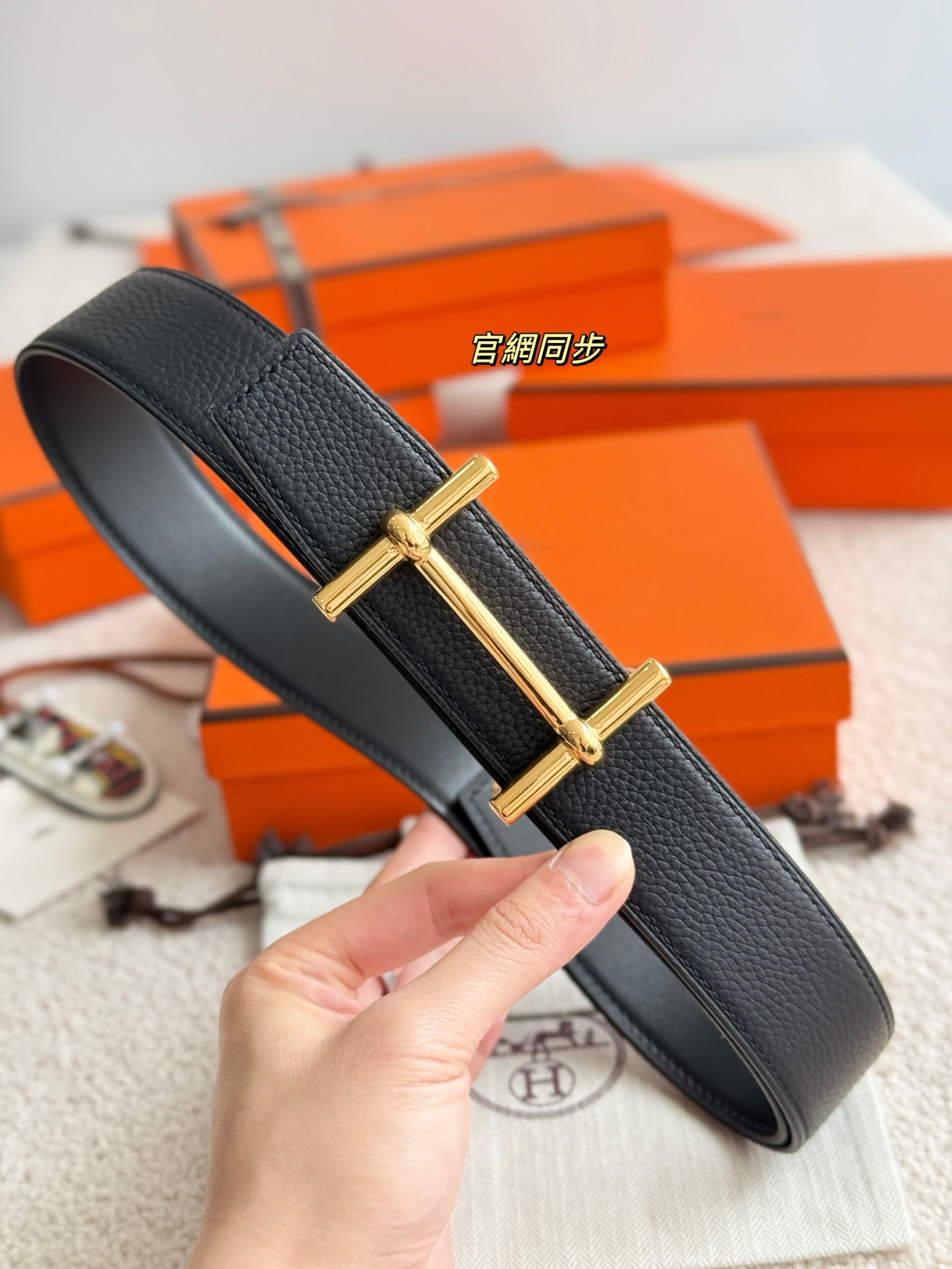 Dior Basic Belt Cow Leather Gold Narrow Width S-m
