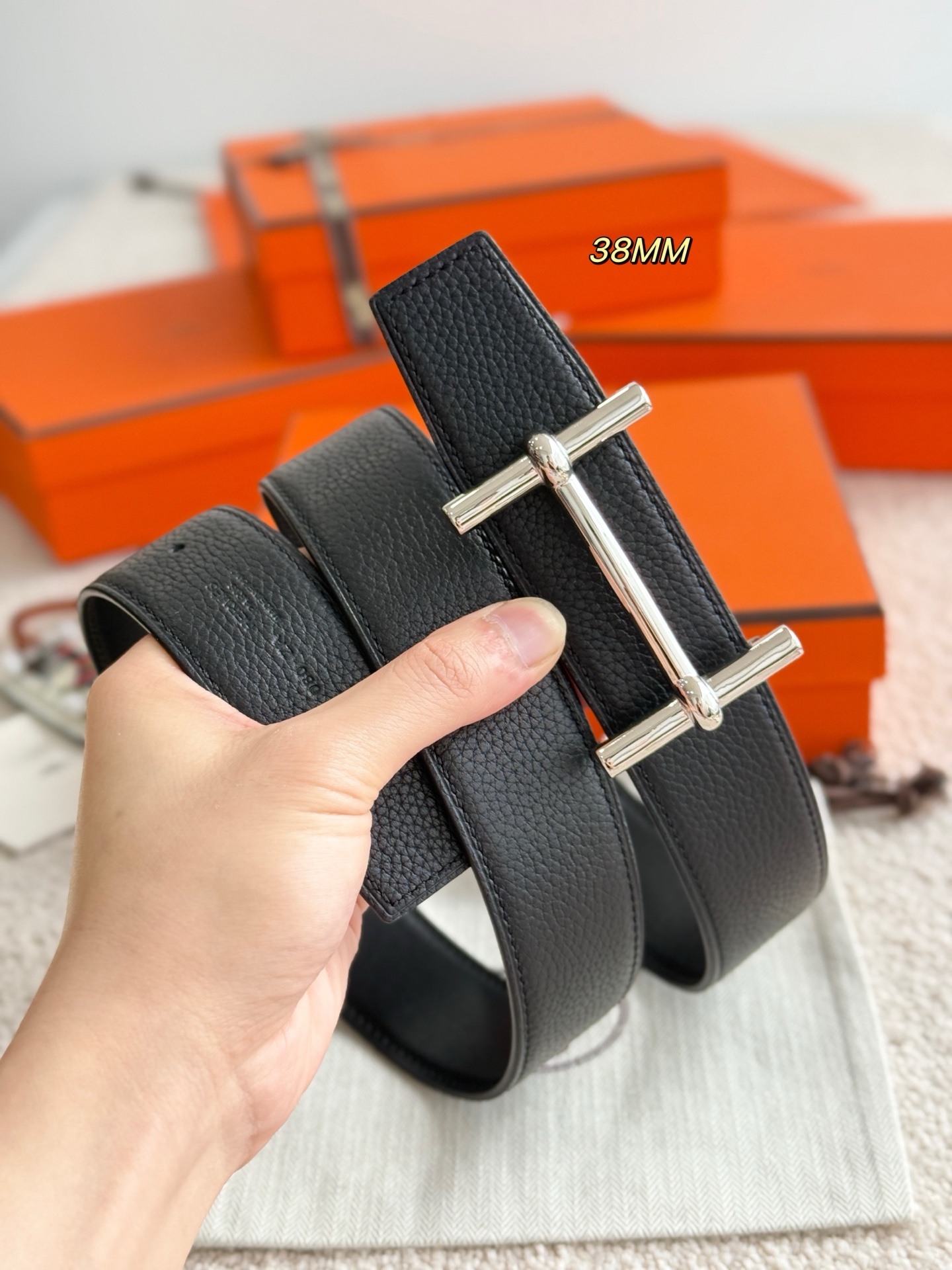 Dior Basic Belt Cow Leather Gold Narrow Width S-m