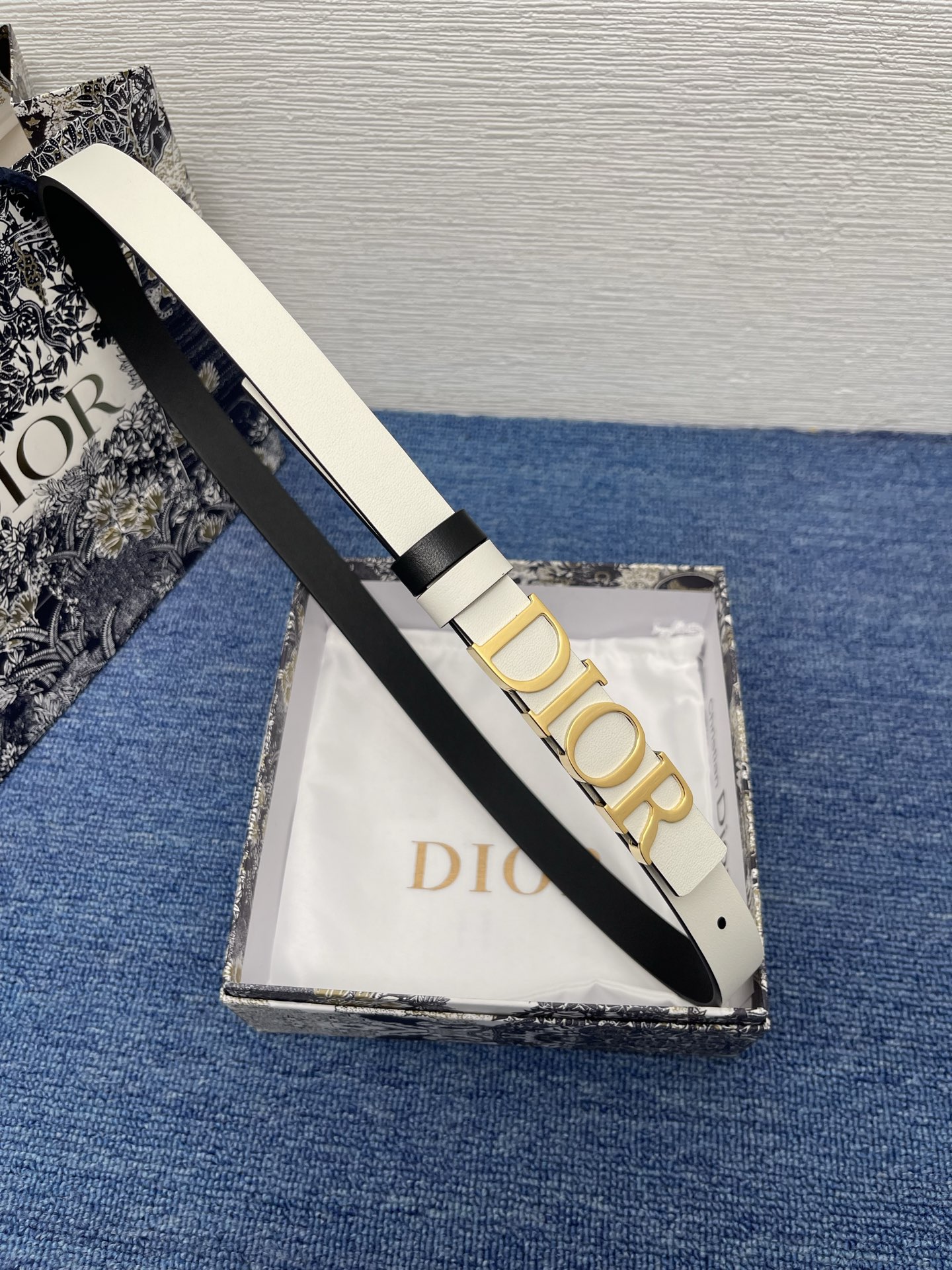 Dior Female Basic Belt Cow Leather Black S-m