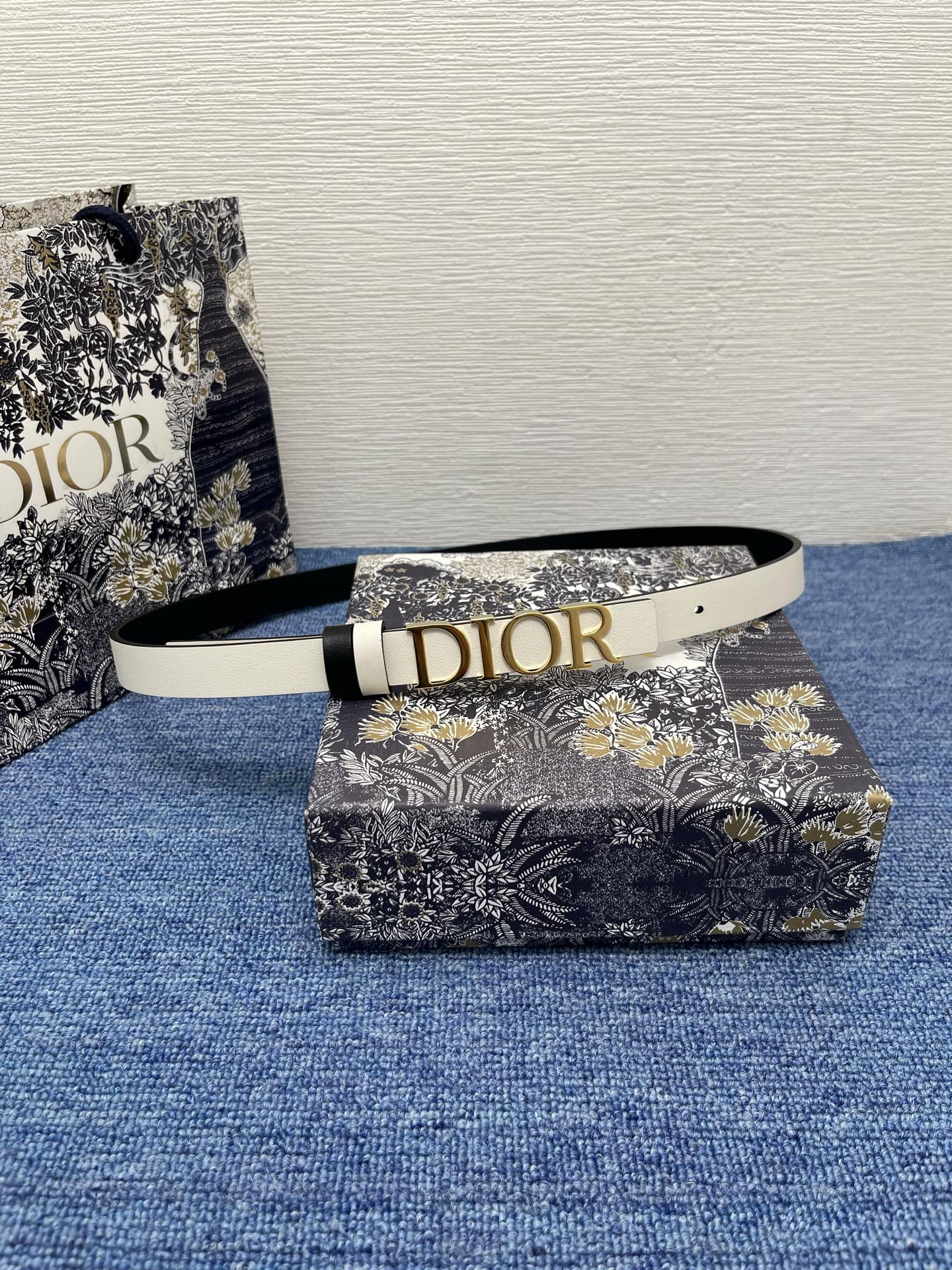 Dior Female Basic Belt Cow Leather Black S-m