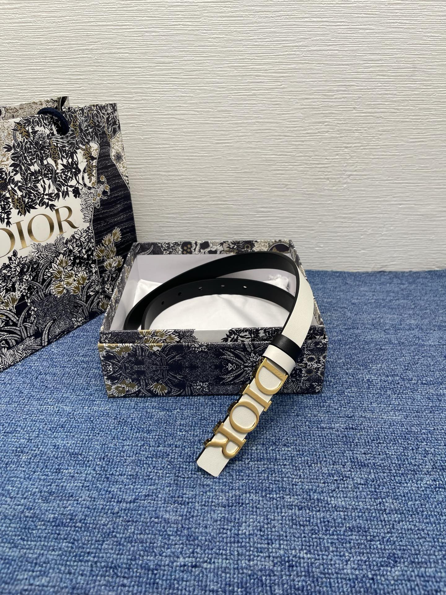 Dior Female Basic Belt Cow Leather Black S-m