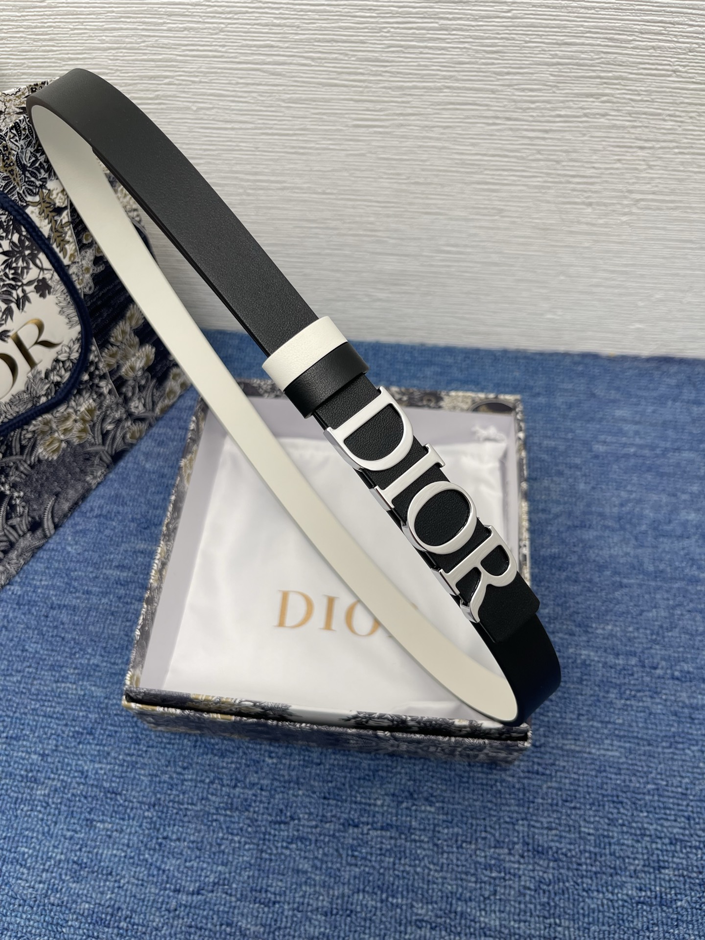 Dior Female Basic Belt Cow Leather Black S-m