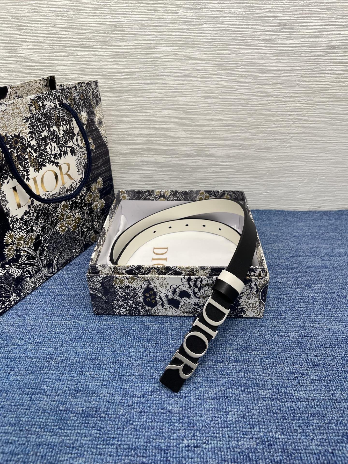 Dior Female Basic Belt Cow Leather Black S-m