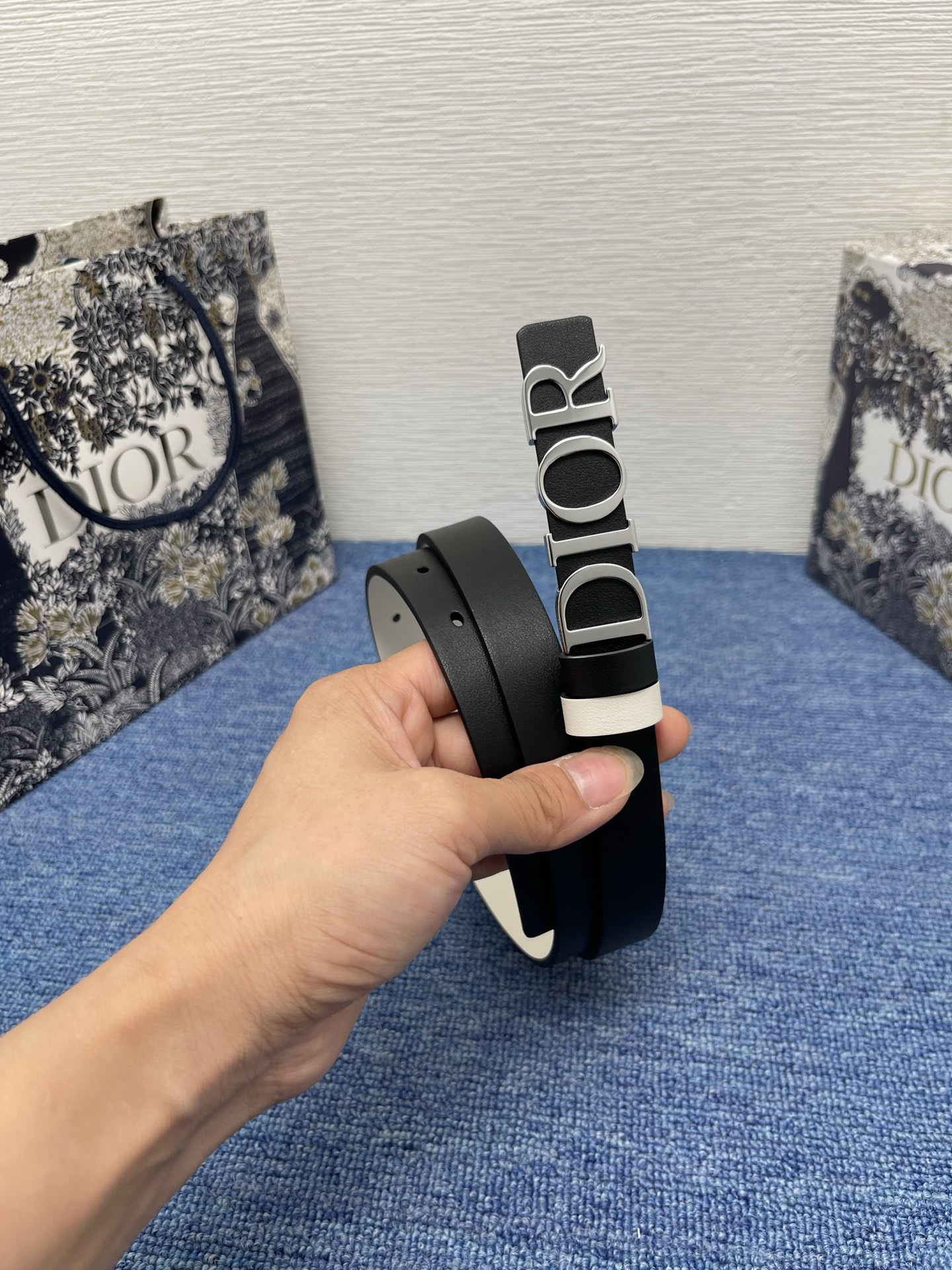 Dior Female Basic Belt Cow Leather Black S-m