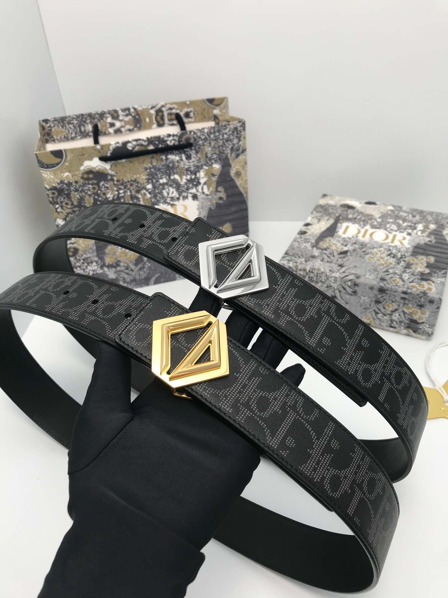 Dior Male Basic Belt Cow Leather Adjustable L