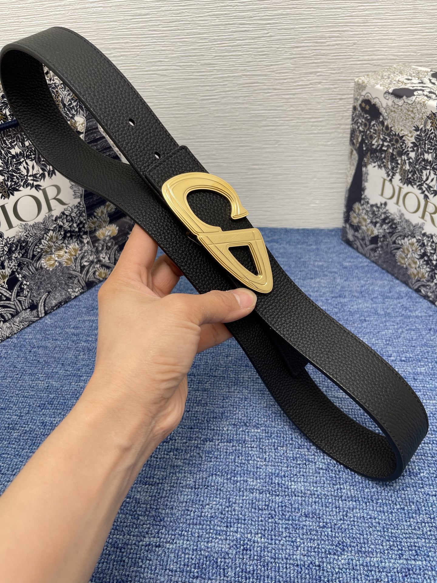 Dior Male Basic Belt Black