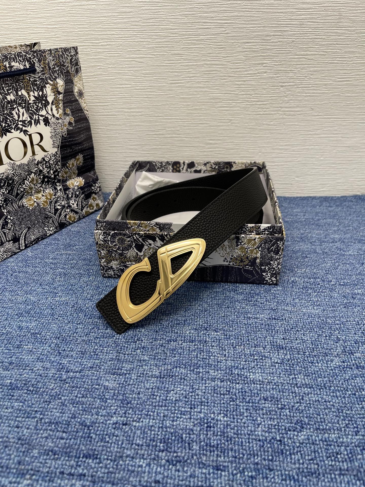 Dior Male Basic Belt Black