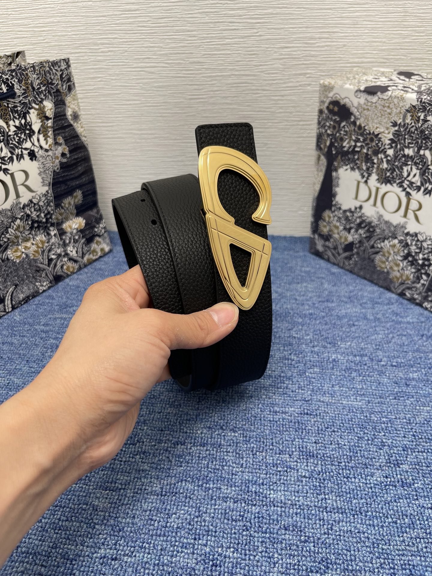 Dior Male Basic Belt Black