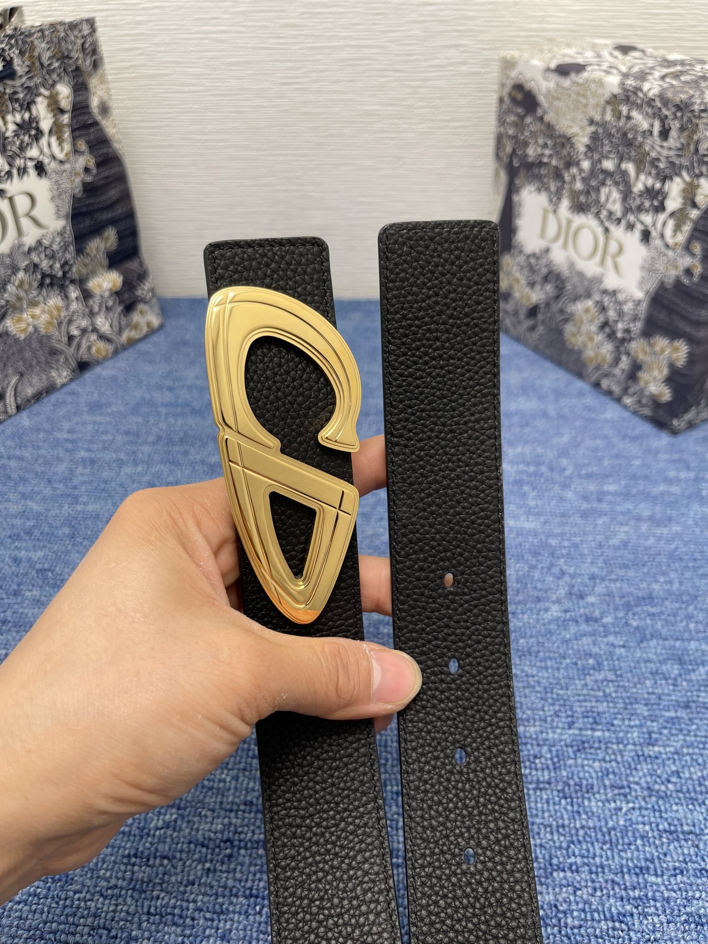 Dior Male Basic Belt Black