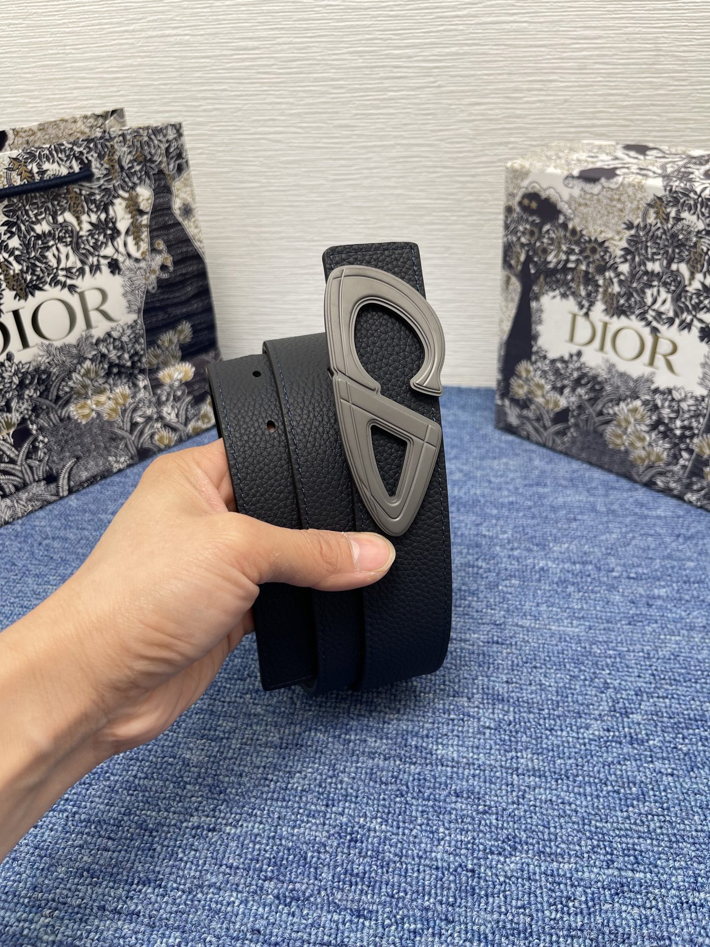 Dior Male Basic Belt Black