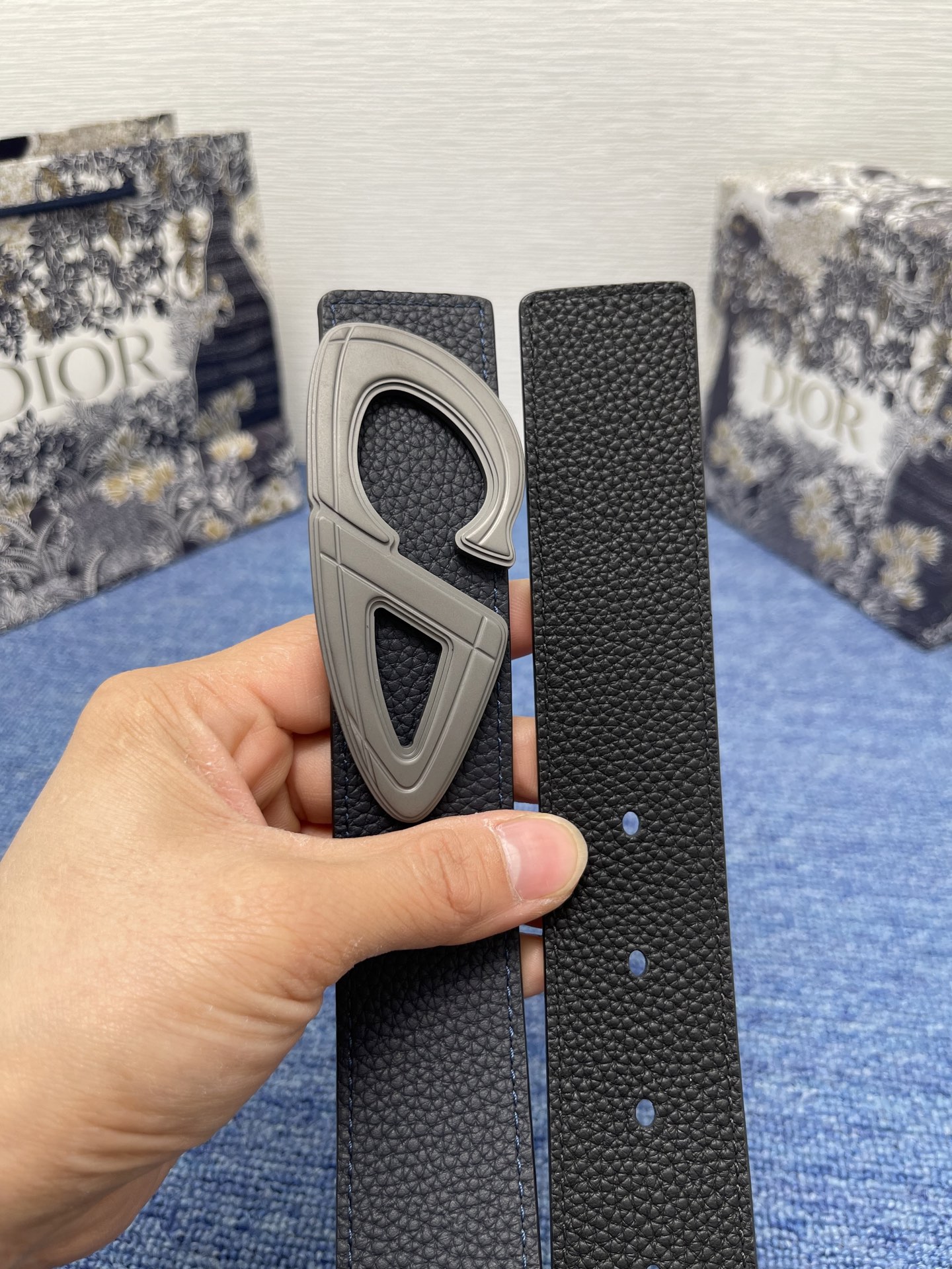 Dior Male Basic Belt Black