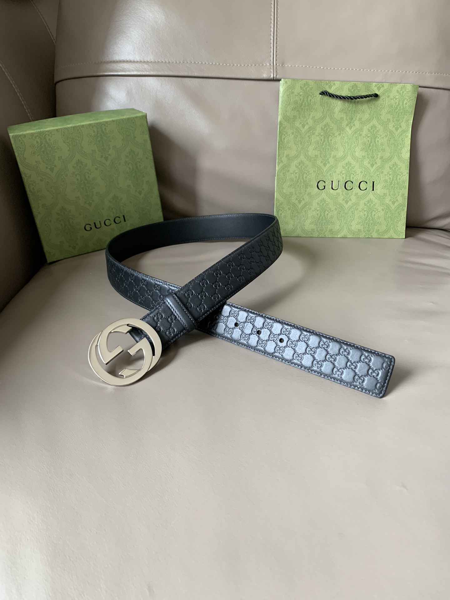 Gucci Basic Belt Black M
