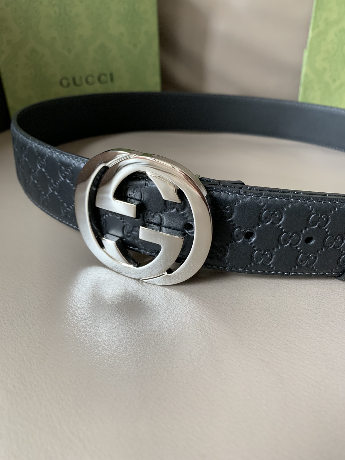 Gucci Basic Belt Black M