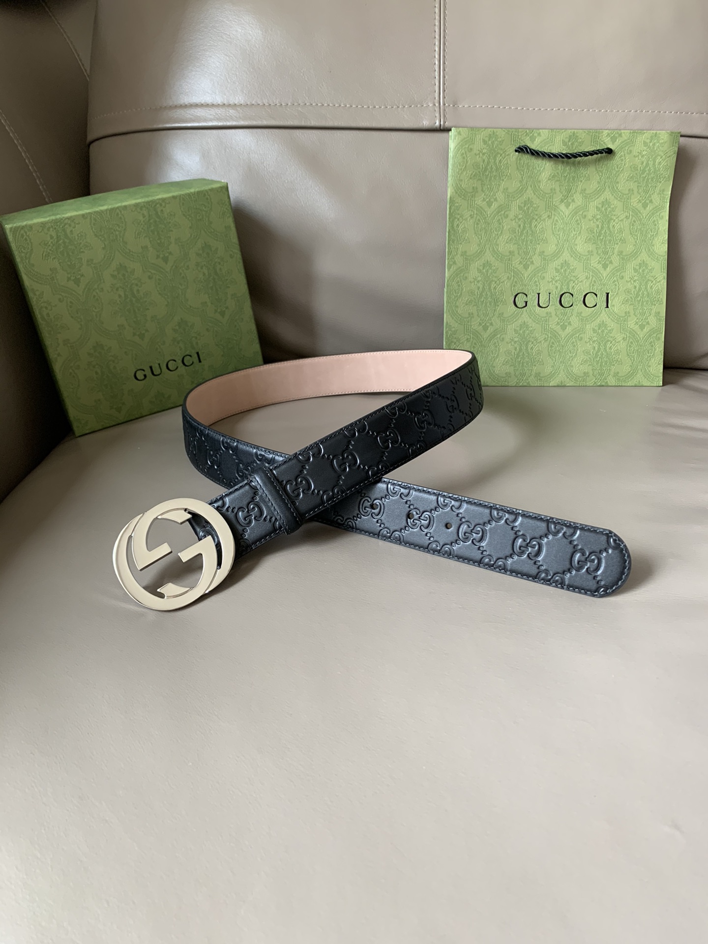 Gucci Basic Belt Black M