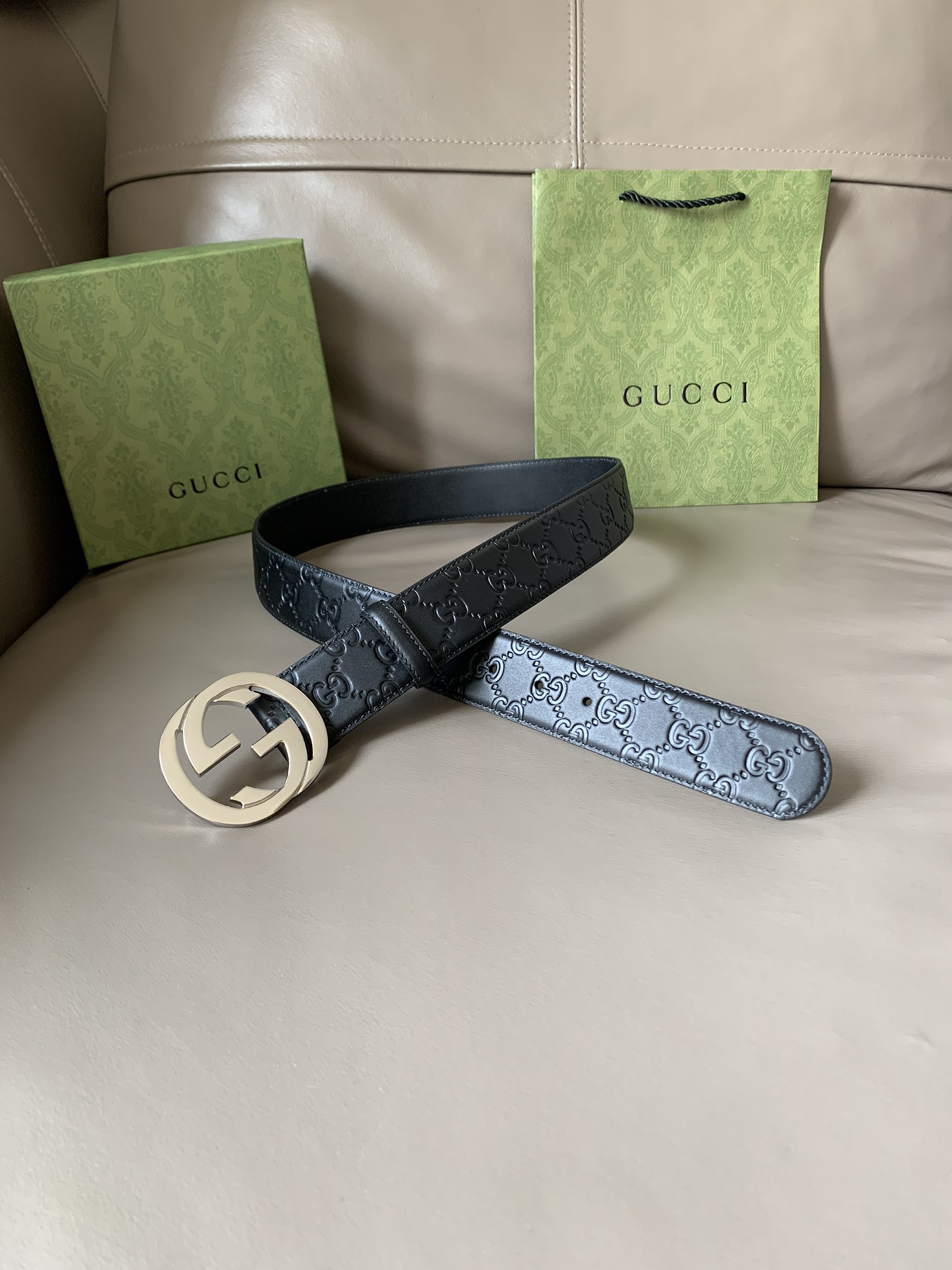 Gucci Basic Belt Black M