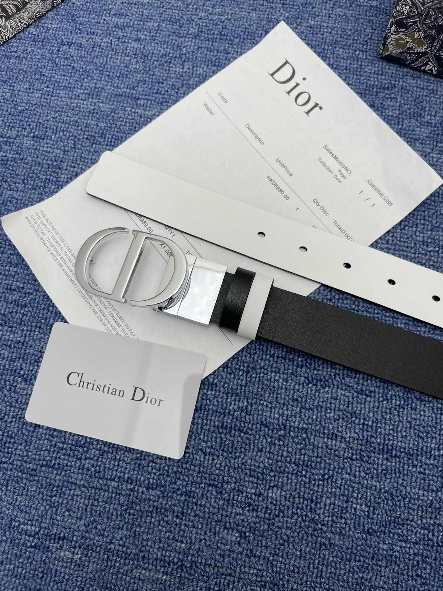 Dior Female Basic Belt Cow Leather Black Adjustable S-m