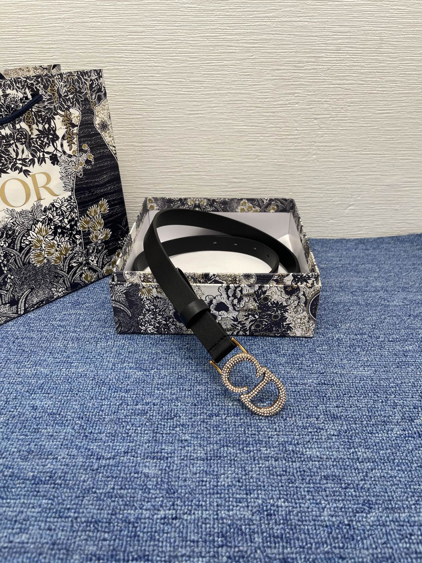 Dior Female Basic Belt Cow Leather Black M