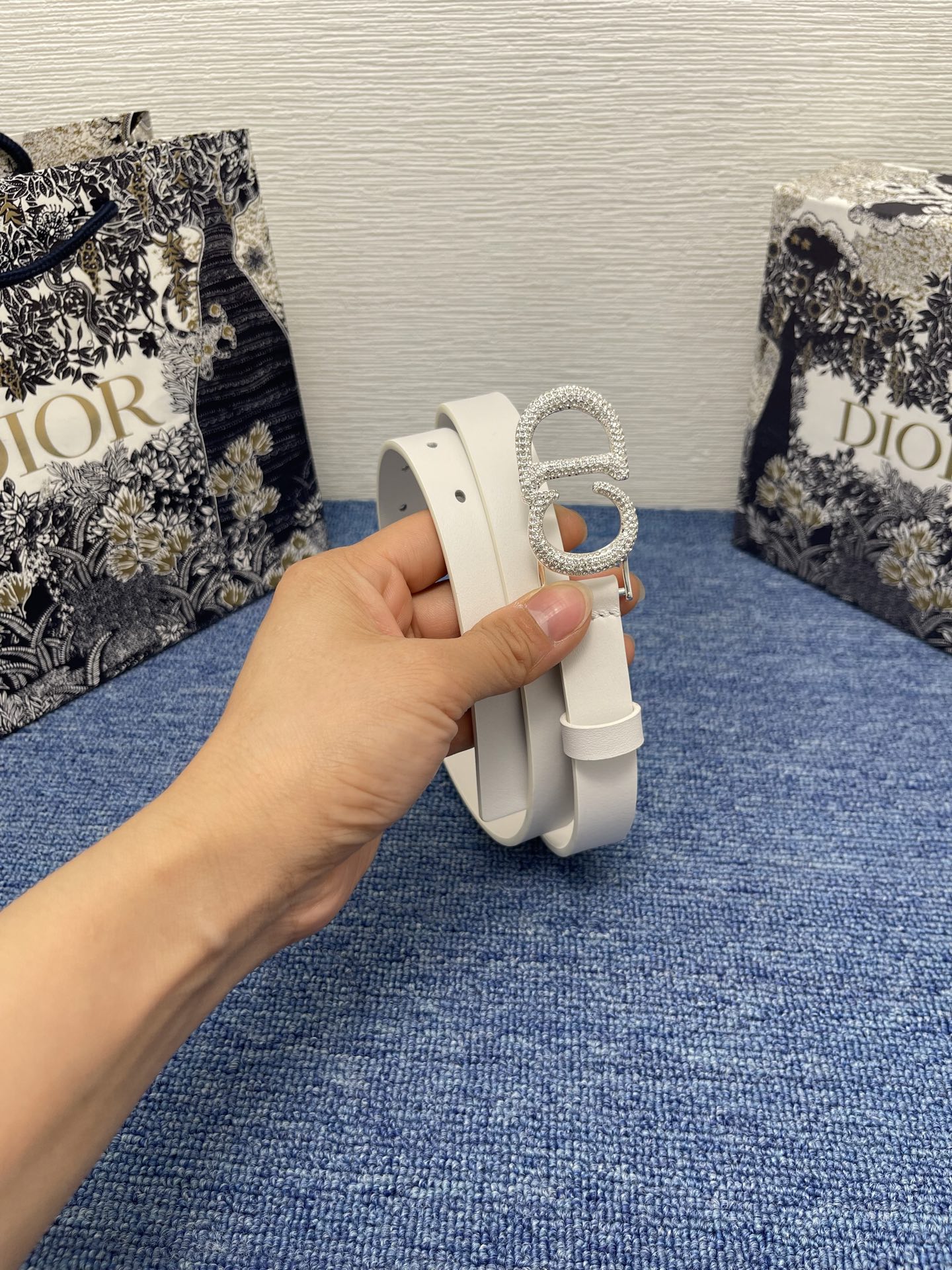 Dior Female Basic Belt Cow Leather Black M