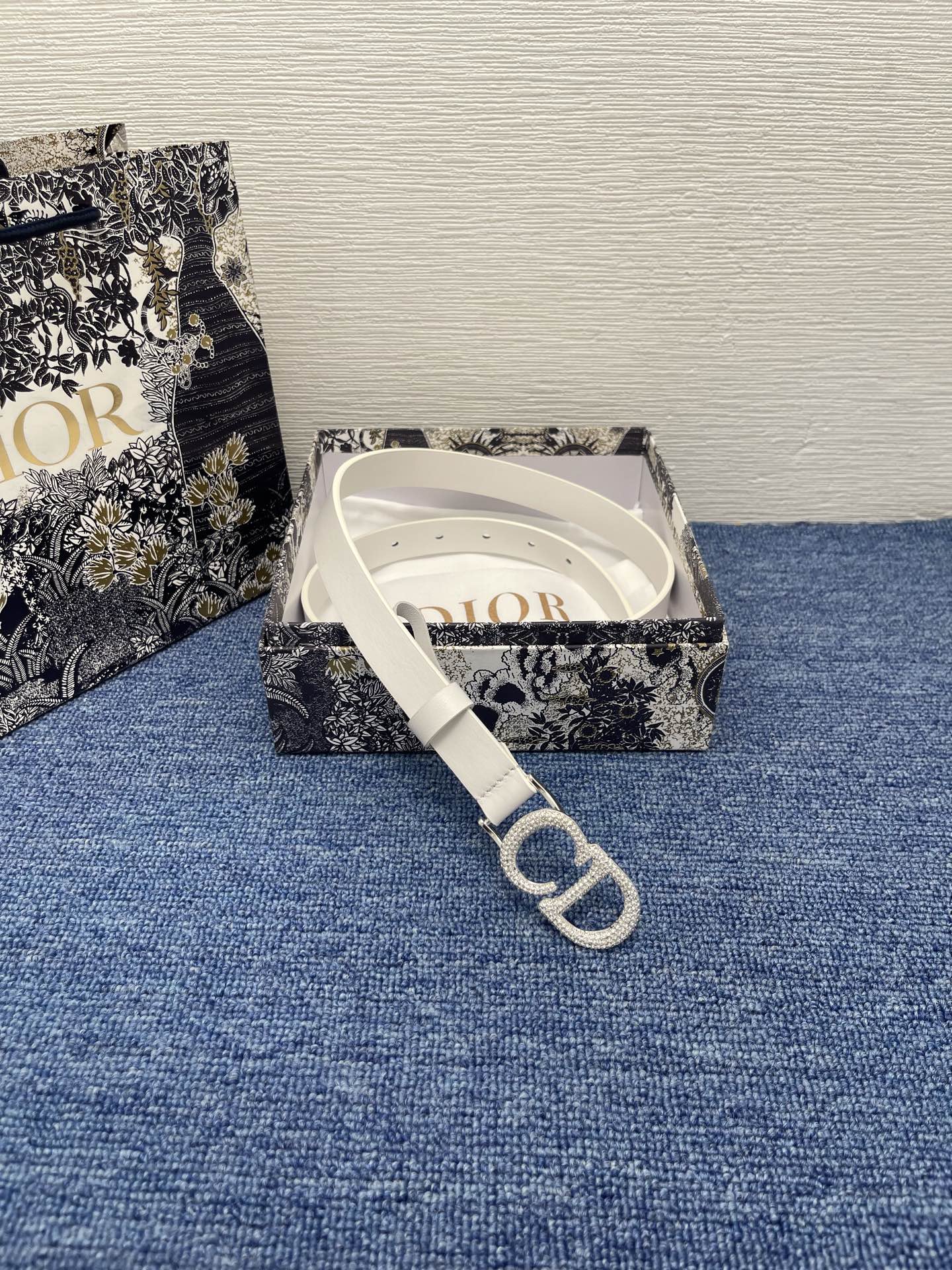 Dior Female Basic Belt Cow Leather Black M