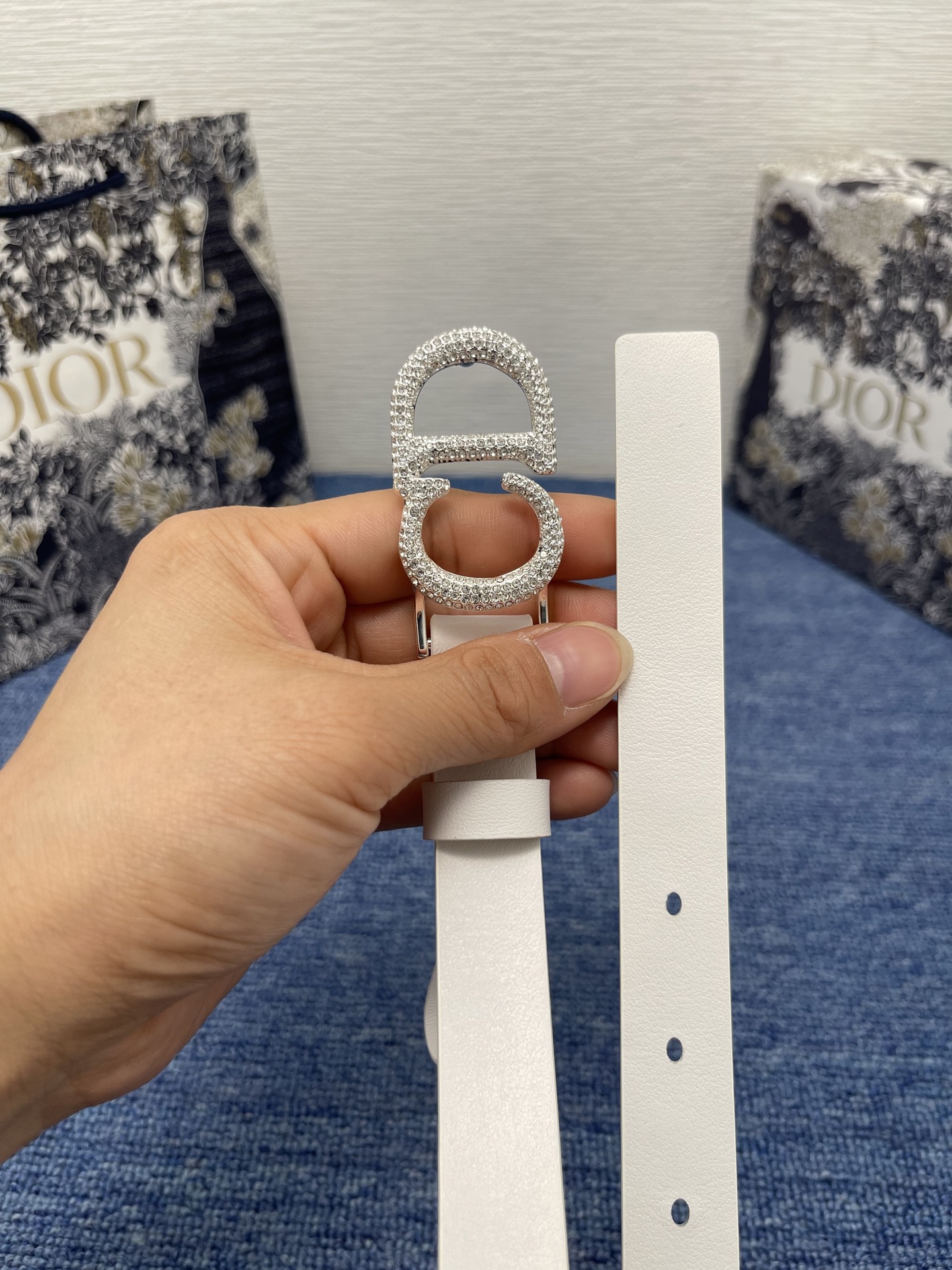 Dior Female Basic Belt Cow Leather Black M